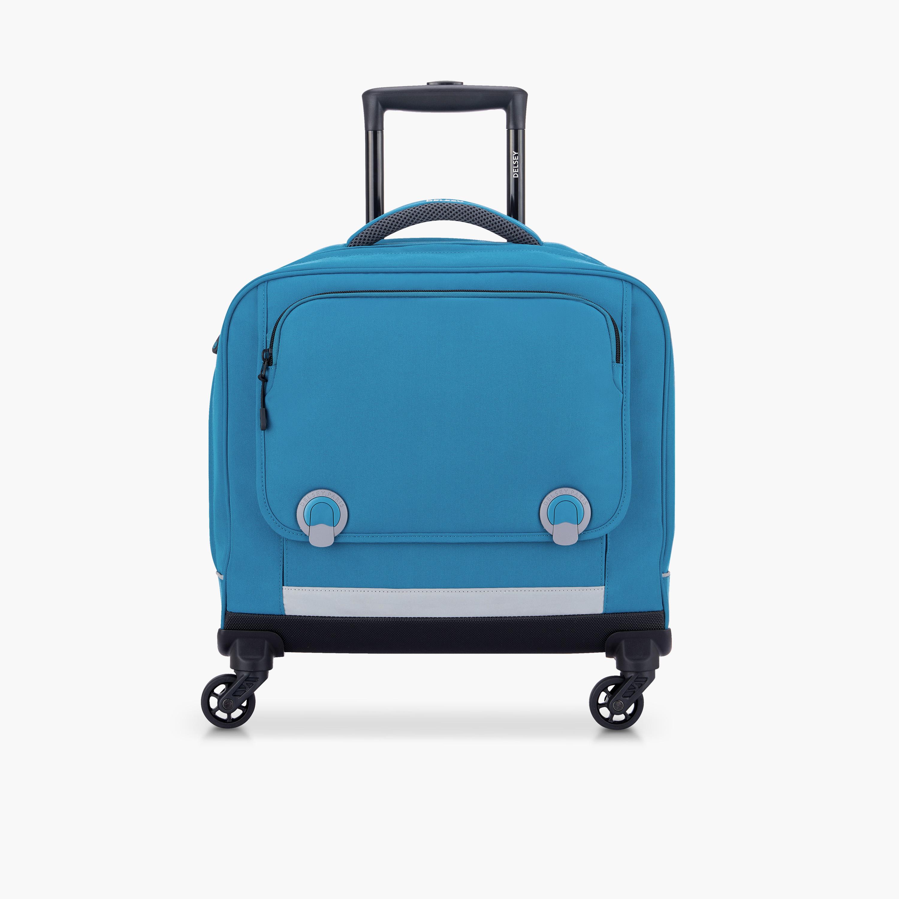 Delsey Paris 15.6 Inches Trolley Bag with Adjustable Shoulder Straps, Polyester | 3391452-32-school-bagsandbackpacks-trolleybags-image-1