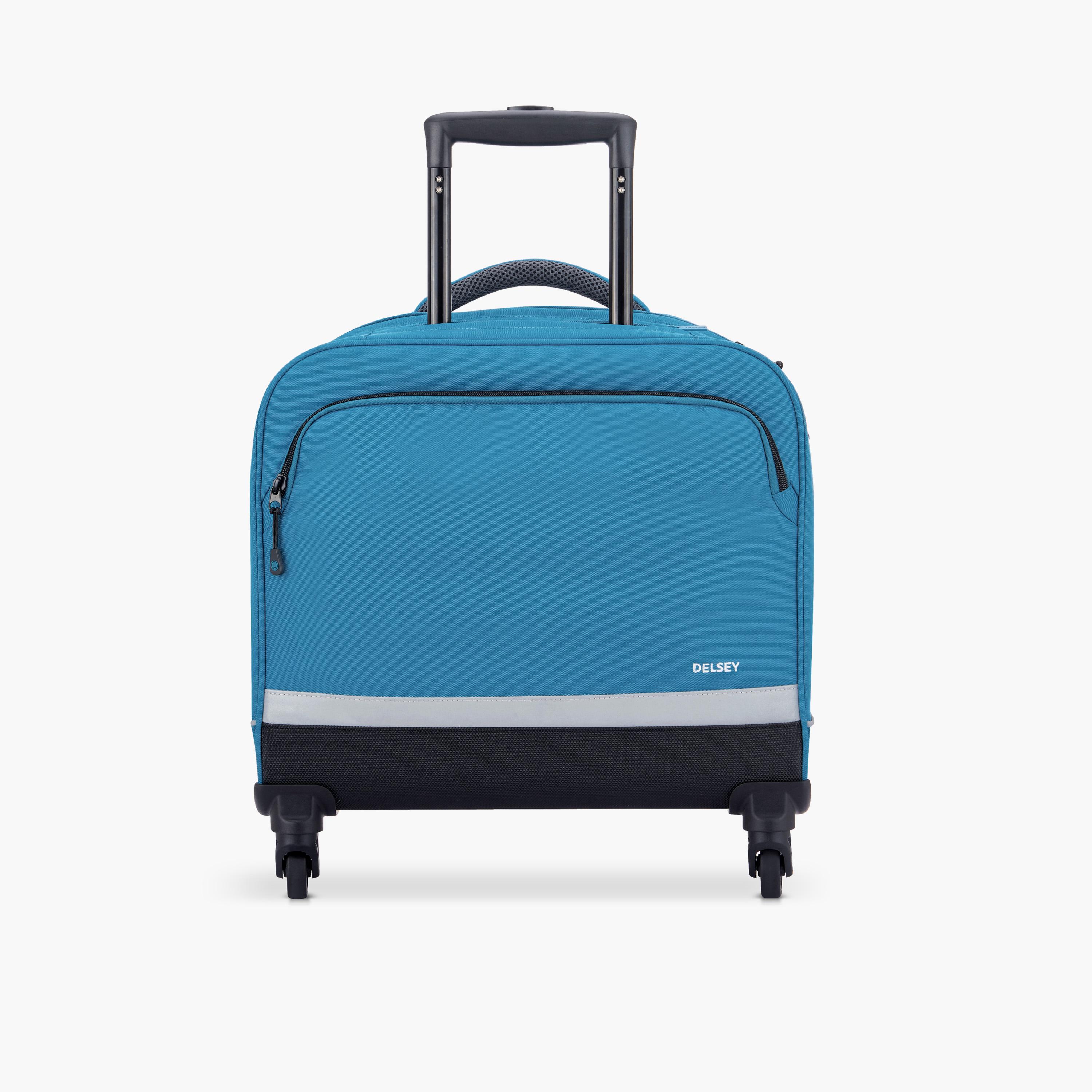 Delsey Paris 15.6 Inches Trolley Bag with Adjustable Shoulder Straps, Polyester | 3391452-32-school-bagsandbackpacks-trolleybags-image-5