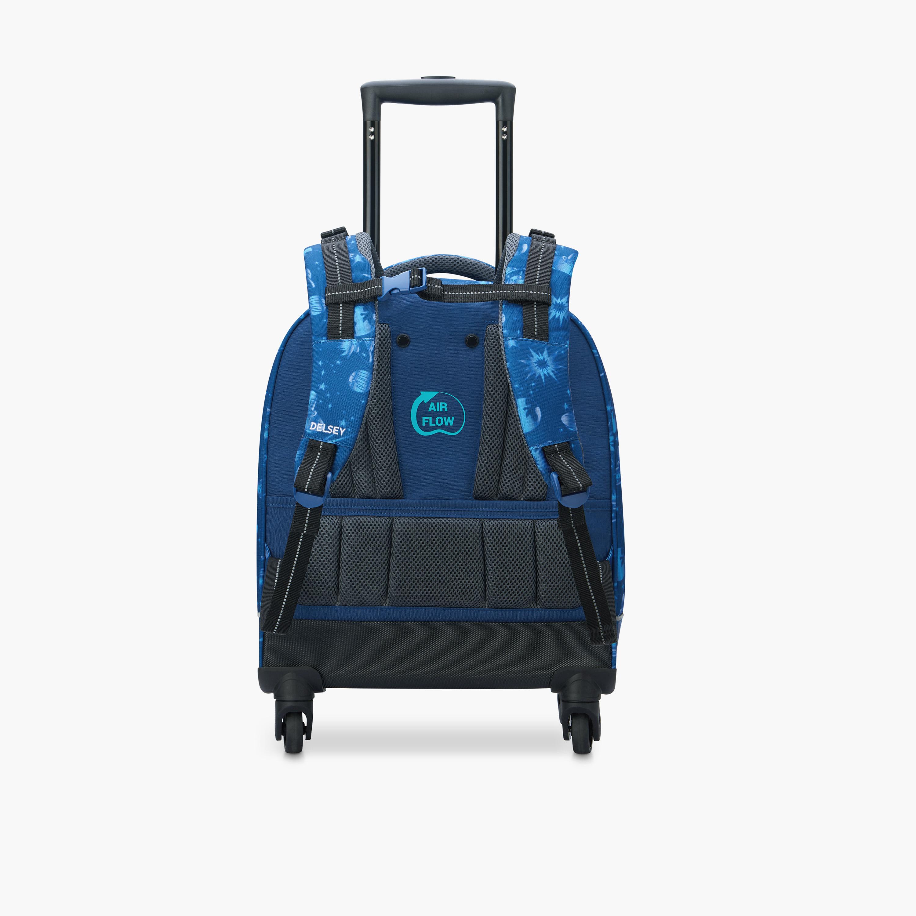 Delsey Paris 19.6 Inches Trolley Bag with Adjustable Shoulder Straps, Polyester | 33864530222-school-bagsandbackpacks-trolleybags-image-4