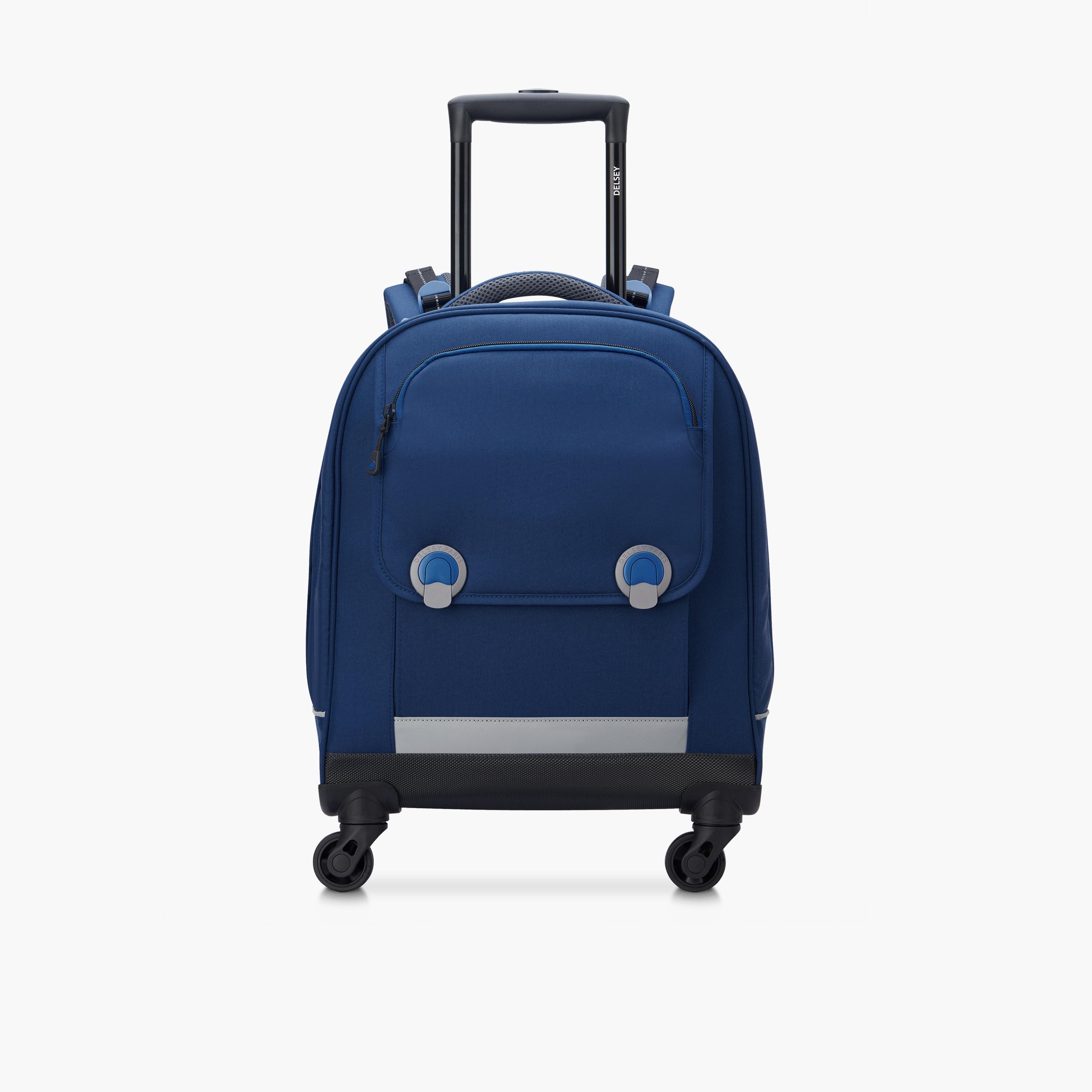 Delsey Paris 19.6 Inches Trolley Bag with Adjustable Shoulder Straps, Polyester | 33864532222-school-bagsandbackpacks-trolleybags-image-1