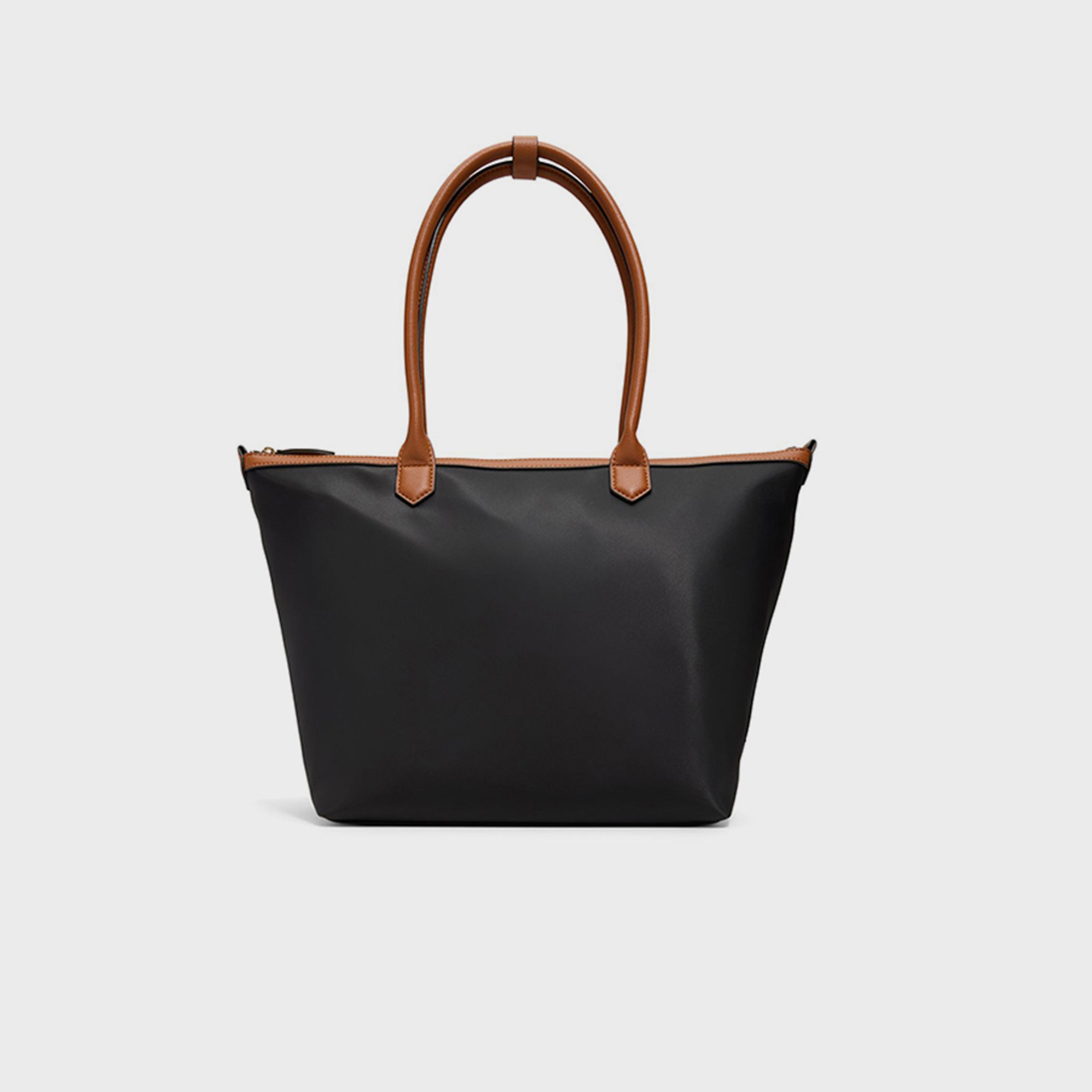 كول ات سبرينغ- شنطة توت سادة إغلاق بسحاب مقبض مزدوج | 28 × 26 × 20 سم-women-bagsandwallets-handbags-image-1