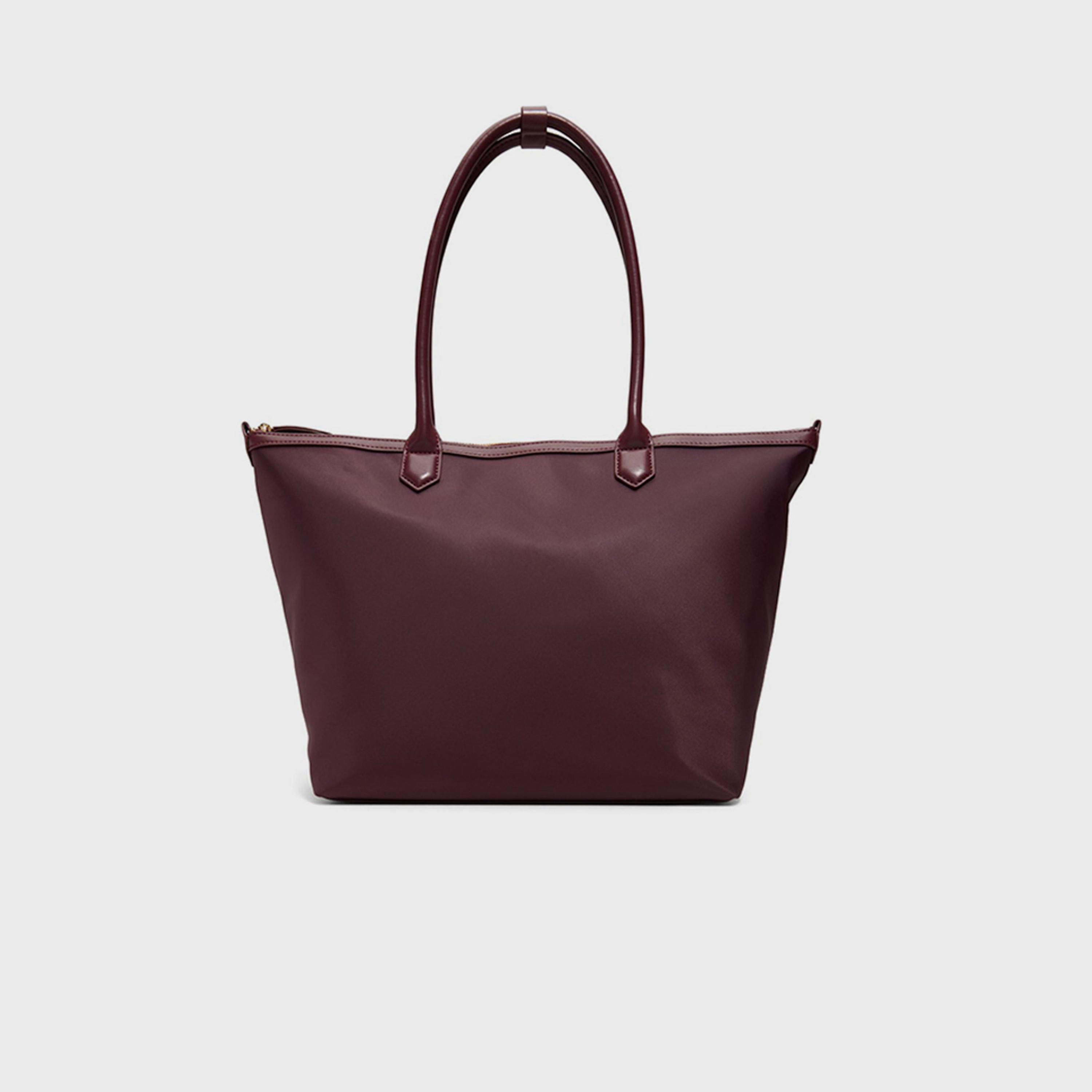 كول ات سبرينغ- شنطة توت سادة إغلاق بسحاب مقبض مزدوج | 28 × 26 × 20 سم-women-bagsandwallets-handbags-image-4