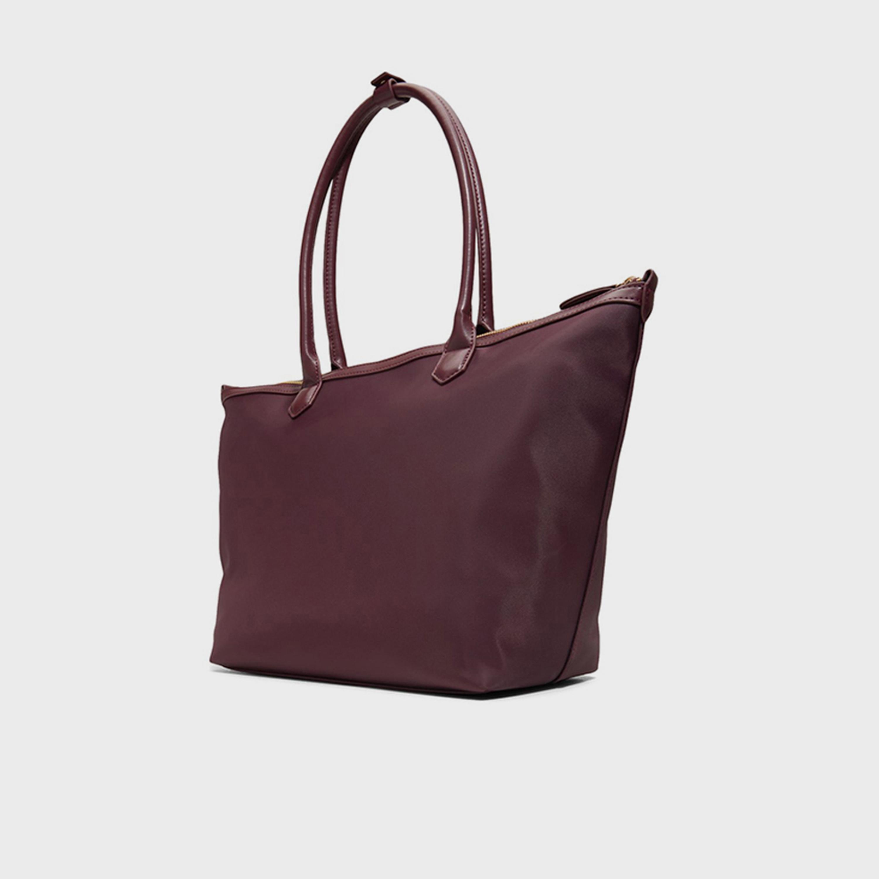 كول ات سبرينغ- شنطة توت سادة إغلاق بسحاب مقبض مزدوج | 28 × 26 × 20 سم-women-bagsandwallets-handbags-image-5