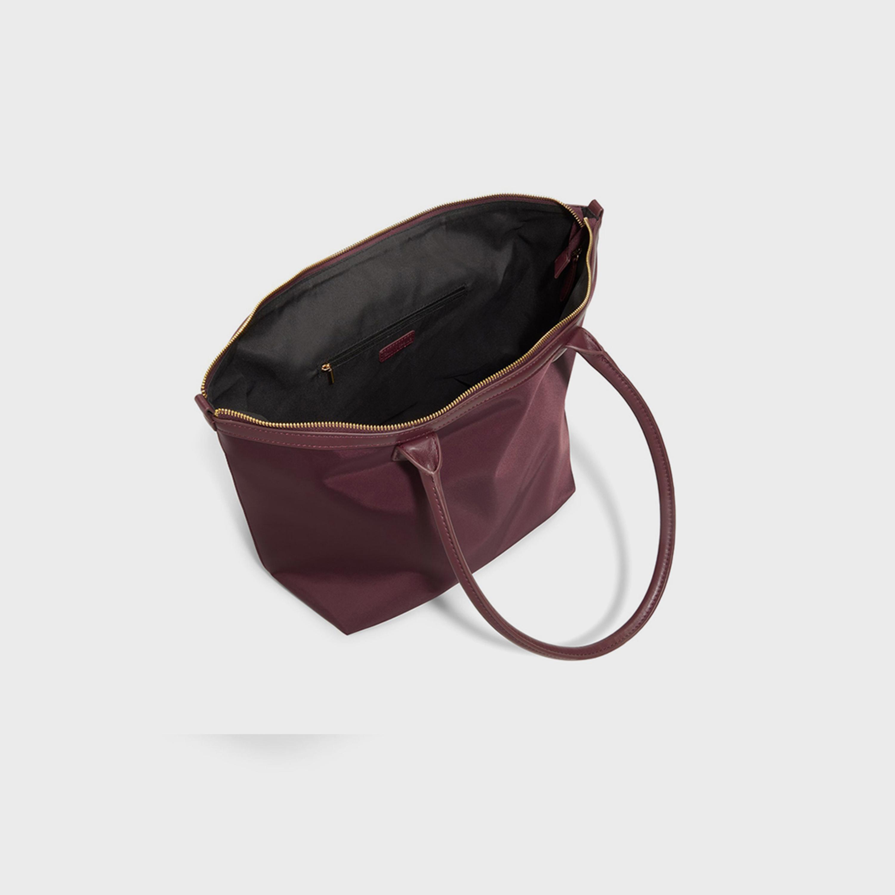 كول ات سبرينغ- شنطة توت سادة إغلاق بسحاب مقبض مزدوج | 28 × 26 × 20 سم-women-bagsandwallets-handbags-image-6