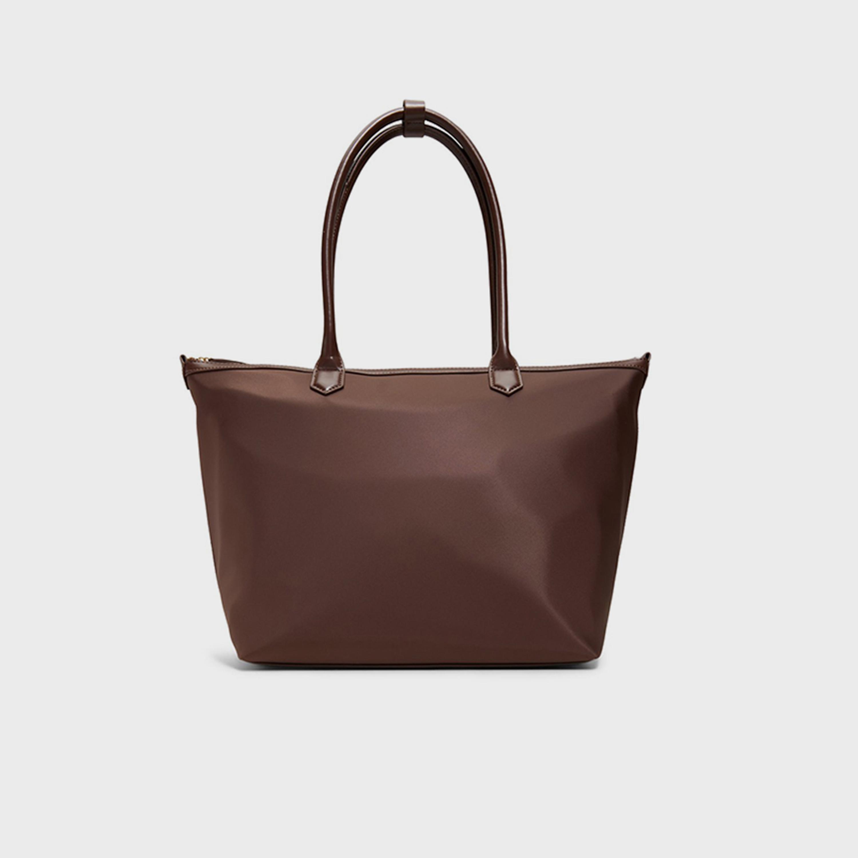كول ات سبرينغ- شنطة توت سادة إغلاق بسحاب مقبض مزدوج | 28 × 26 × 20 سم-women-bagsandwallets-handbags-image-7