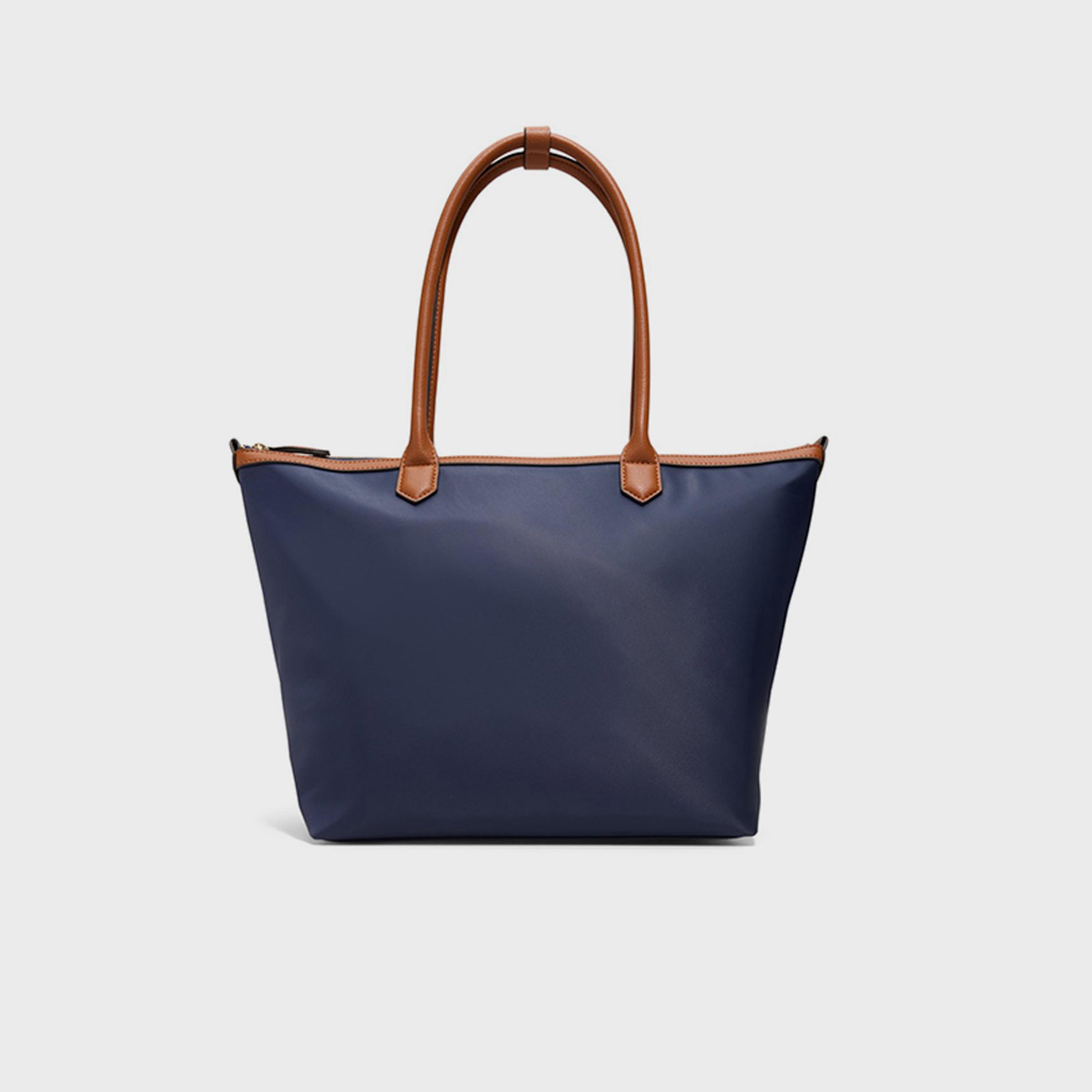 كول ات سبرينغ- شنطة توت سادة إغلاق بسحاب مقبض مزدوج | 28 × 26 × 20 سم-women-bagsandwallets-handbags-image-10