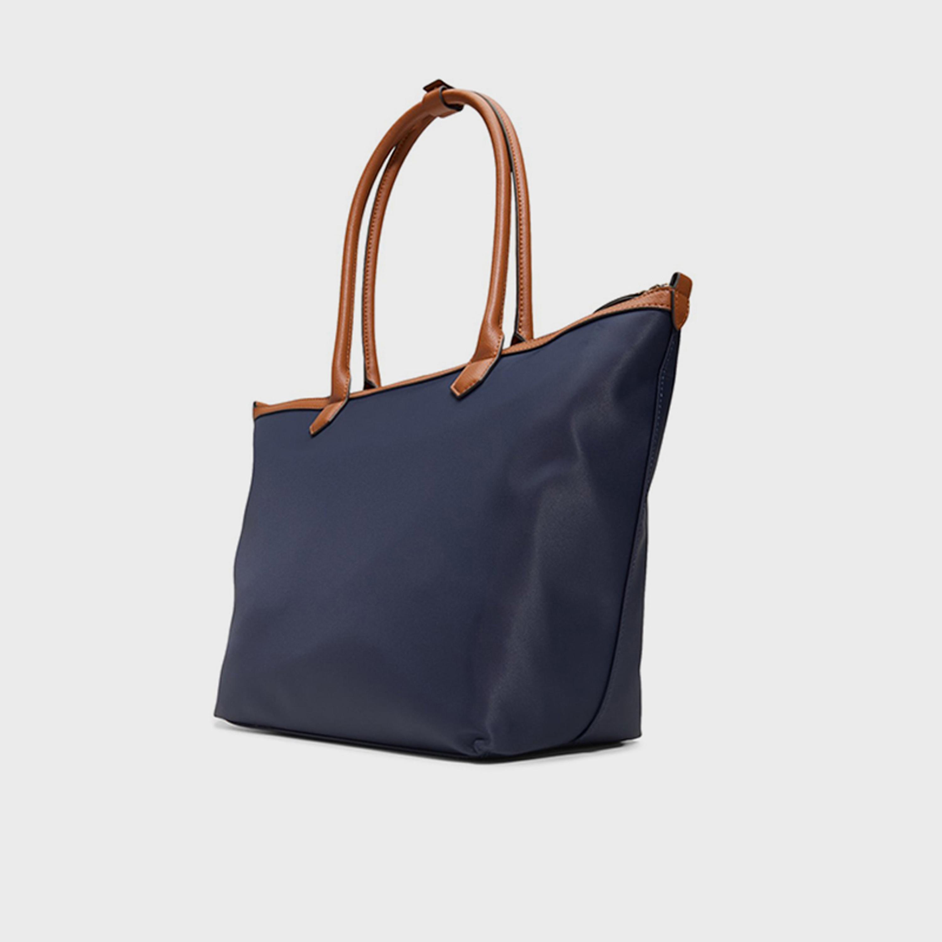 كول ات سبرينغ- شنطة توت سادة إغلاق بسحاب مقبض مزدوج | 28 × 26 × 20 سم-women-bagsandwallets-handbags-image-11
