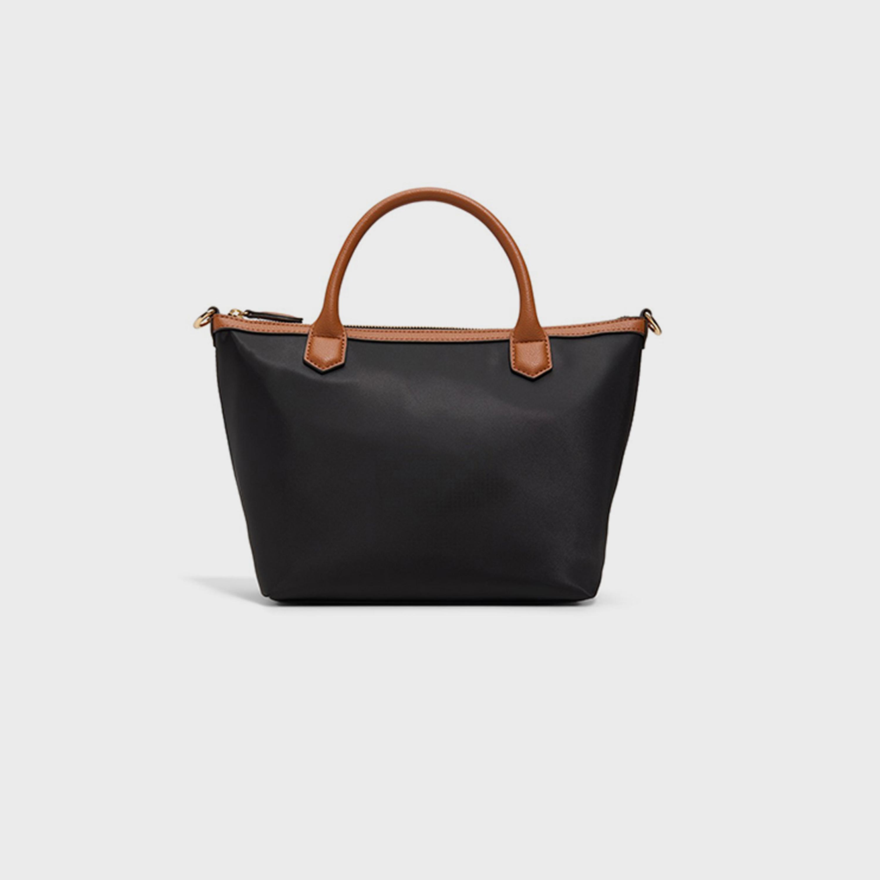 كول ات سبرينغ- شنطة كتف سادة إغلاق بسحاب مقبض مزدوج | 39 × 22 × 14 سم-women-bagsandwallets-handbags-image-1