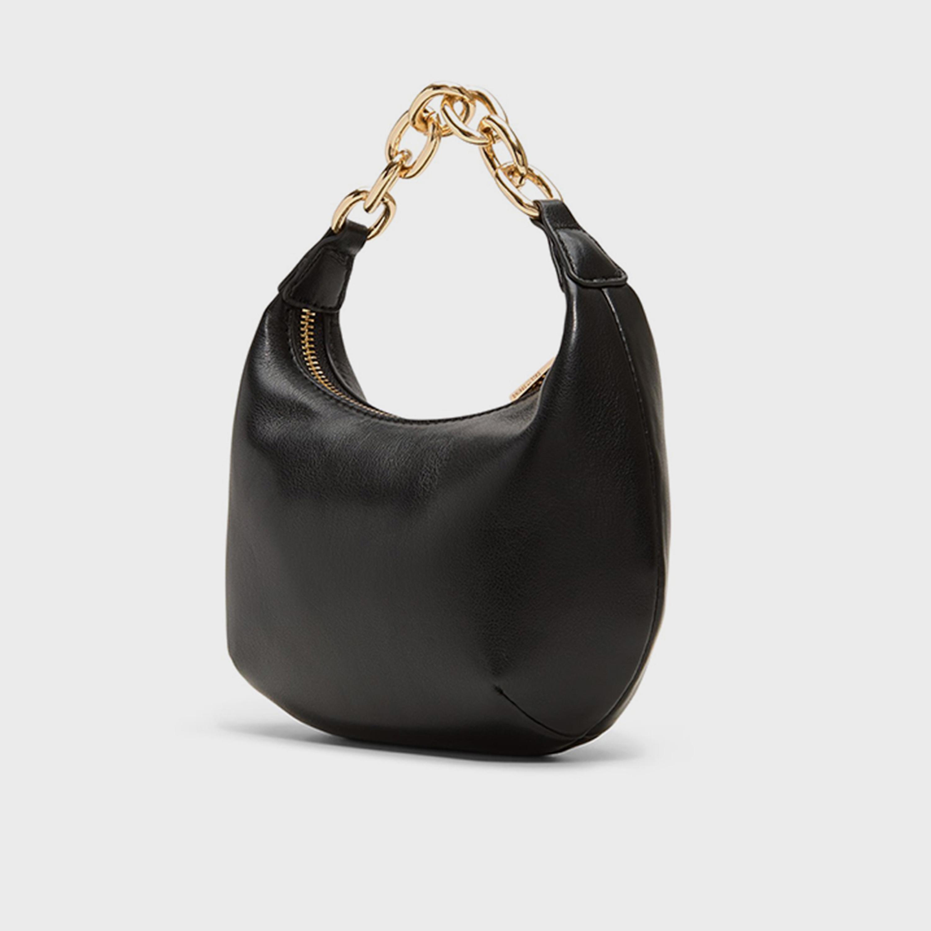 Call it Spring Ariizona Textured Top Handle Hobo Bag with Zipper Closure and Chain Strap | 23 x 20 x 8 cm-women-bagsandwallets-handbags-image-2