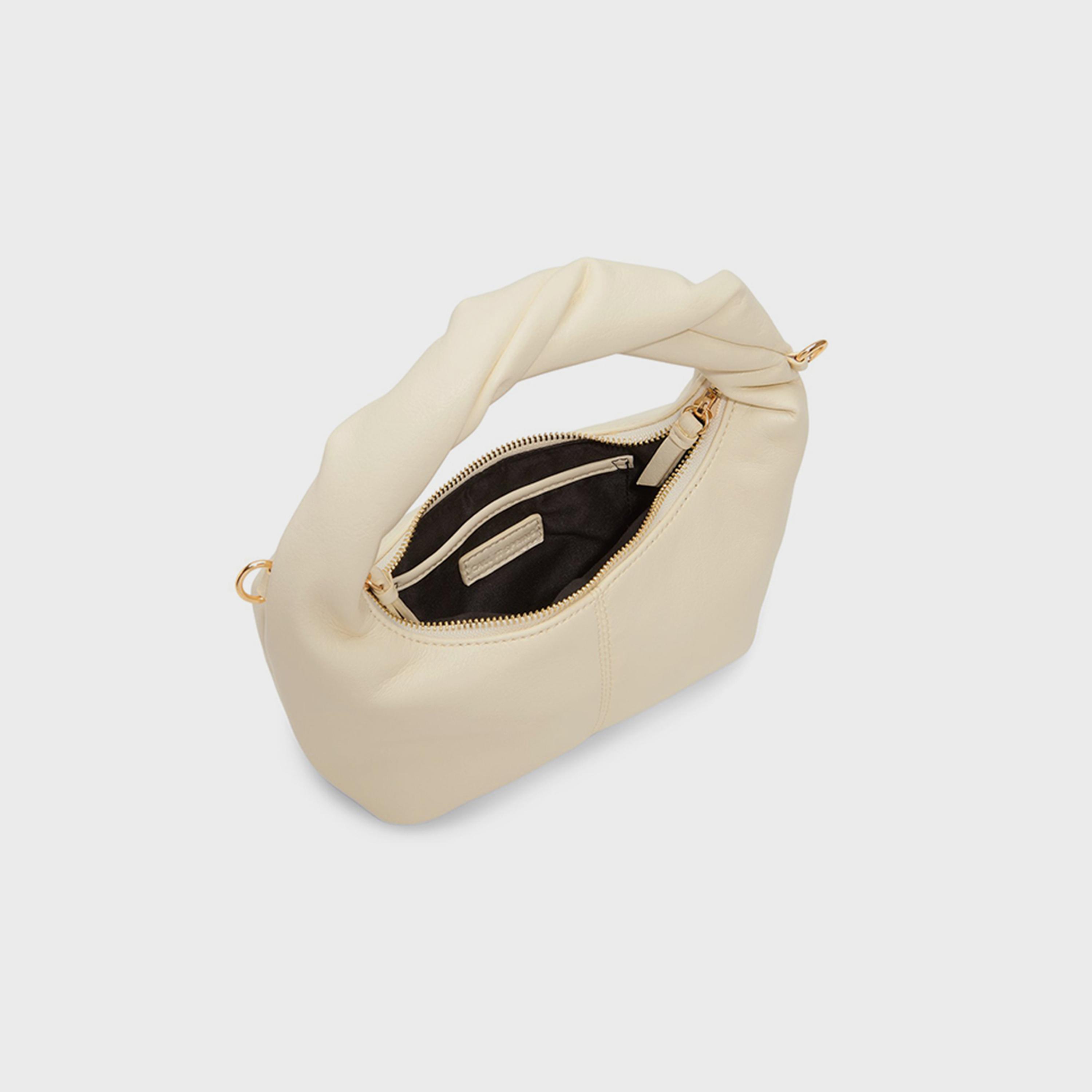 كول ات سبرينغ- شنطة هوبو سادة إغلاق بسحاب مقبض علوي | 22 × 20 × 8 سم-women-bagsandwallets-handbags-image-3