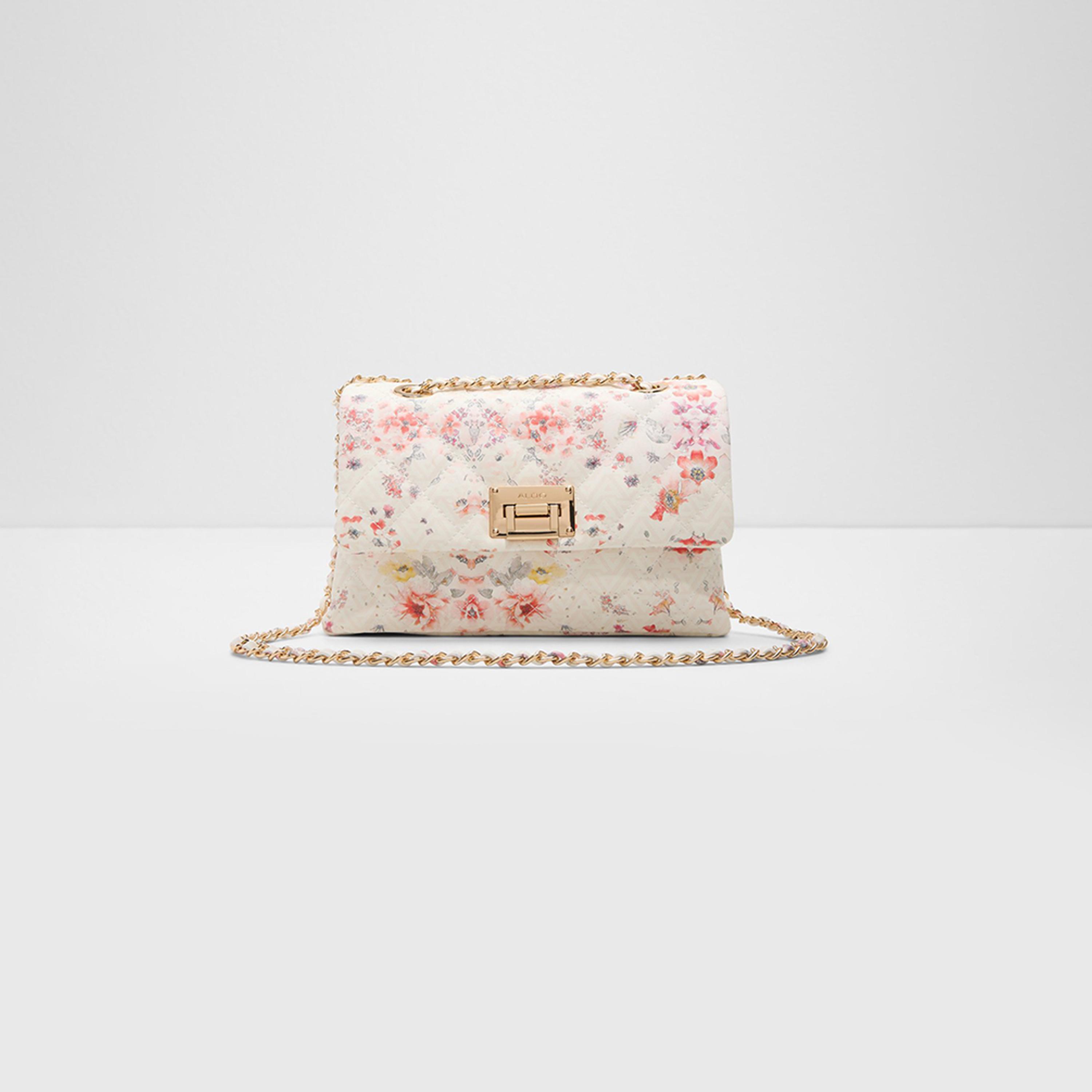ألدو- شنطة كروس منقوشة غطاء قلاب وحزام سلسلة | 30 × 24 × 10 سم-women-bagsandwallets-handbags-image-1