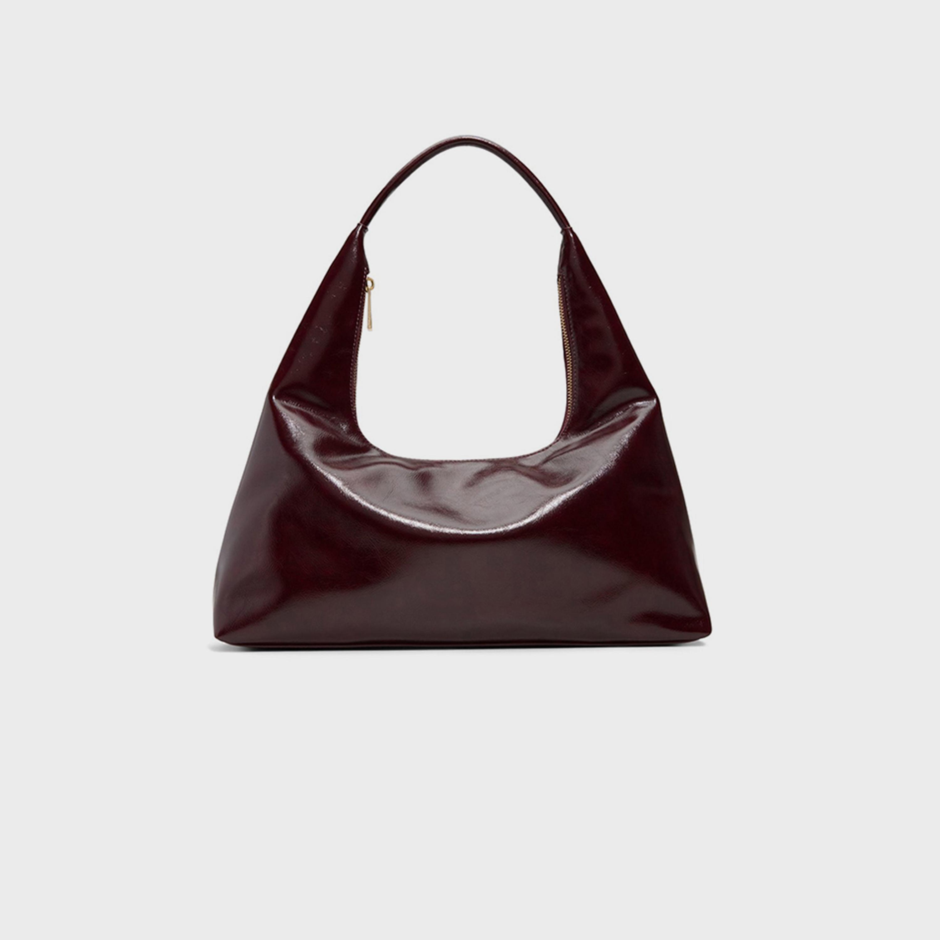 كول ات سبرينغ- شنطة هوبو منقوشة إغلاق بسحاب مقبض علوي | 38 × 37 × 9 سم-women-bagsandwallets-handbags-image-4