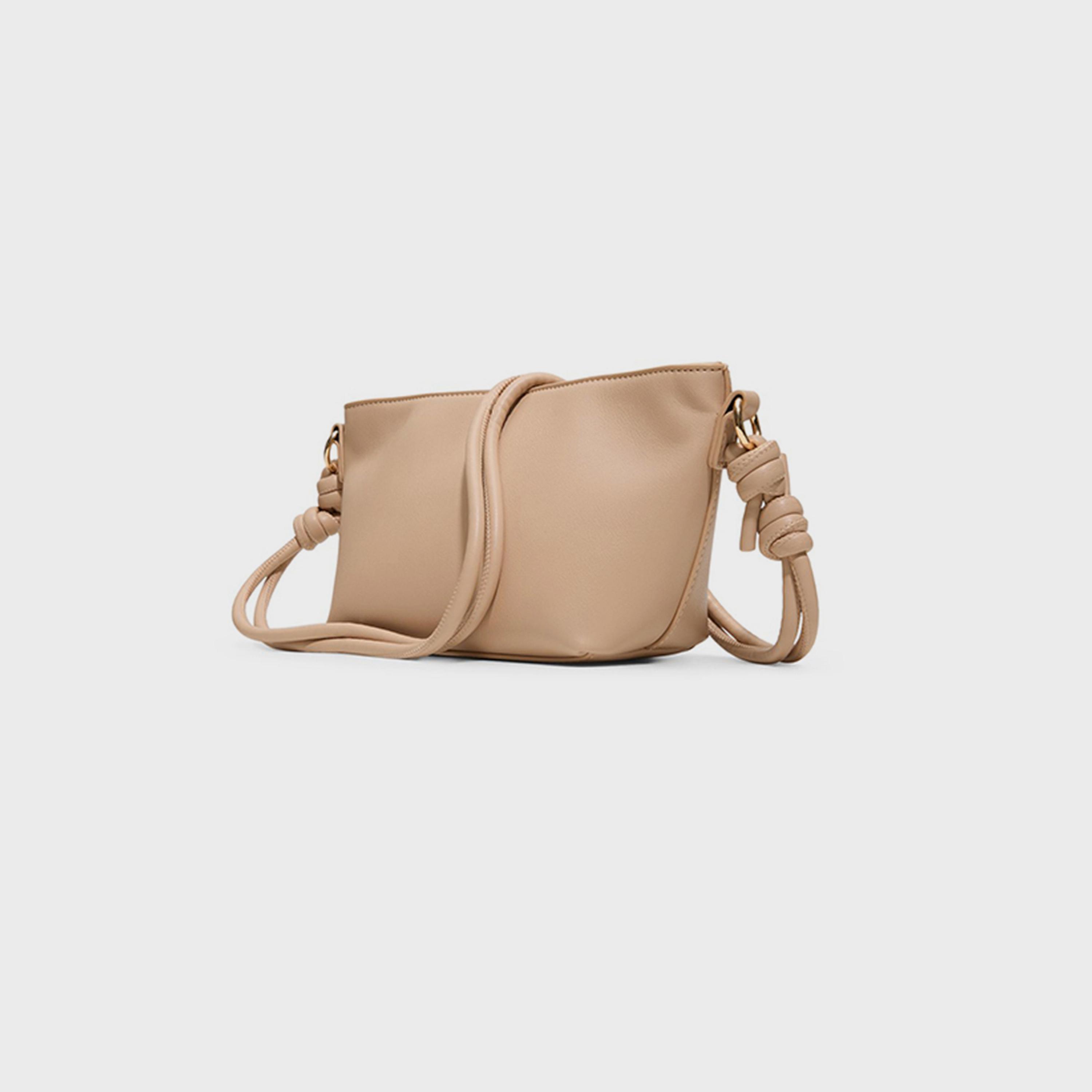 Call it Spring Chlo Textured Sling Bag with Zipper Closure | 27 x 16 x 11 cm-women-bagsandwallets-handbags-image-2