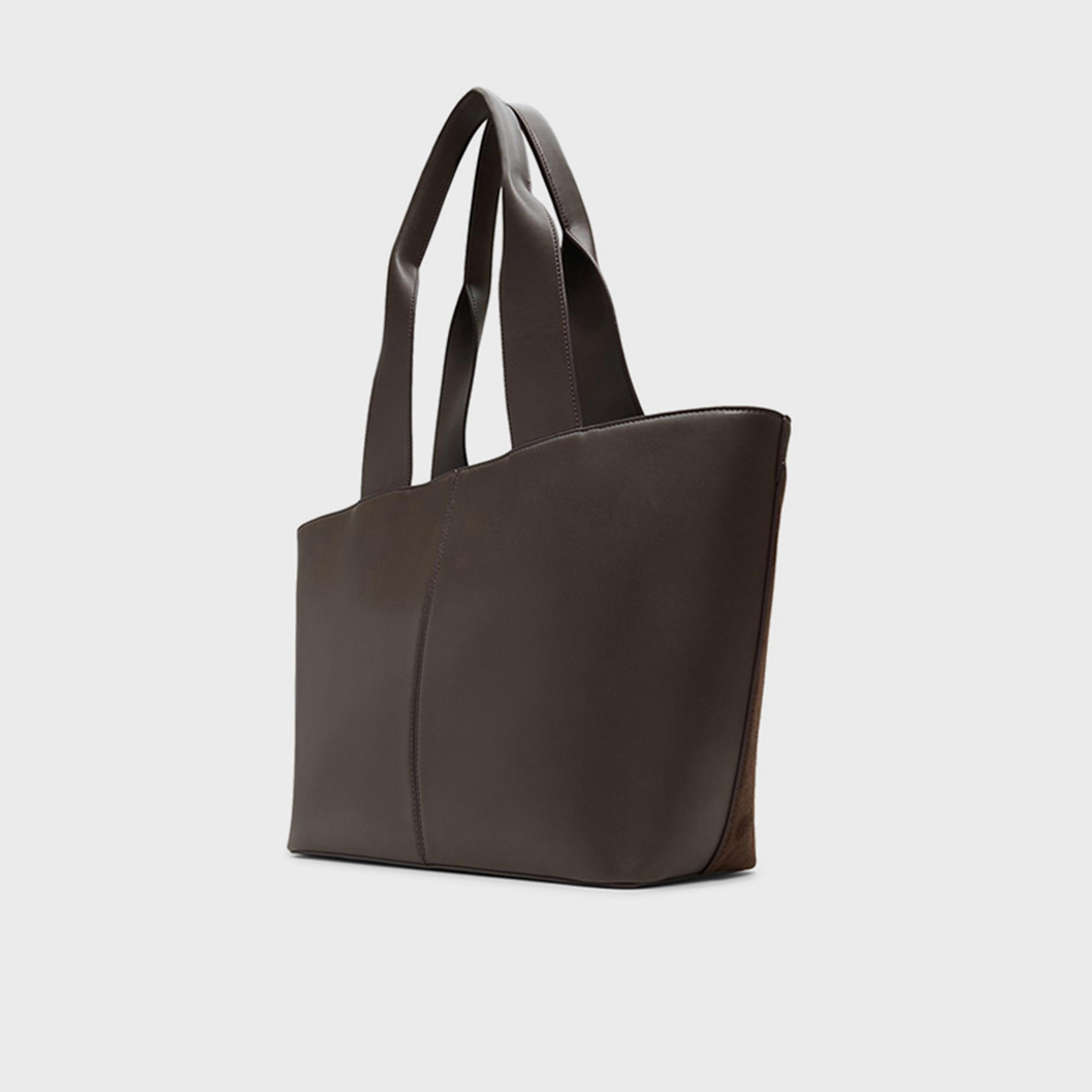 Call it Spring Saage Textured Double Handle Tote Bag with Zipper Closure | 49 x 36 x 16 cm-women-bagsandwallets-handbags-image-2