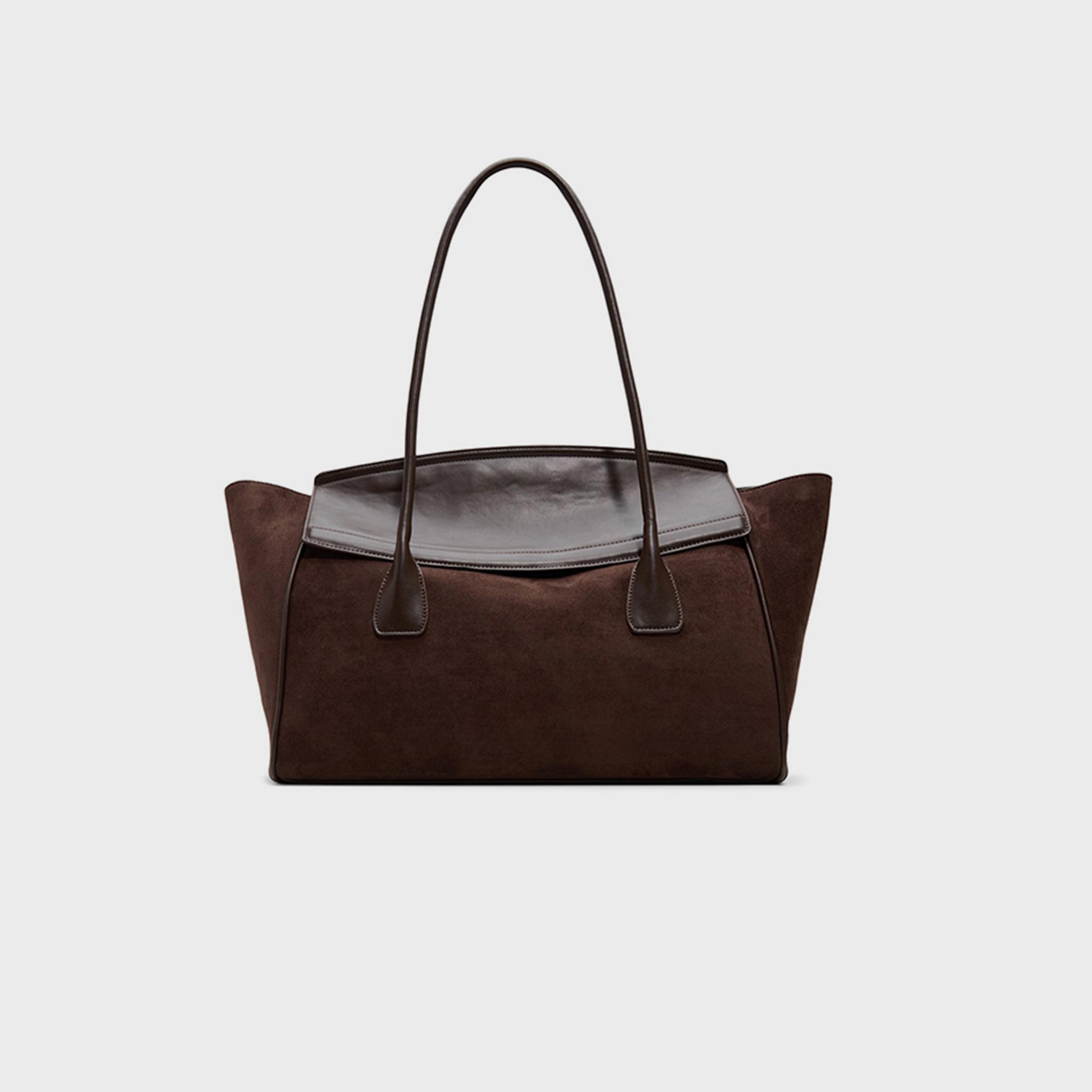 كول ات سبرينغ- شنطة كتف سادة غطاء قلاب مقبض مزدوج | 55 × 34 × 14 سم-women-bagsandwallets-handbags-image-1