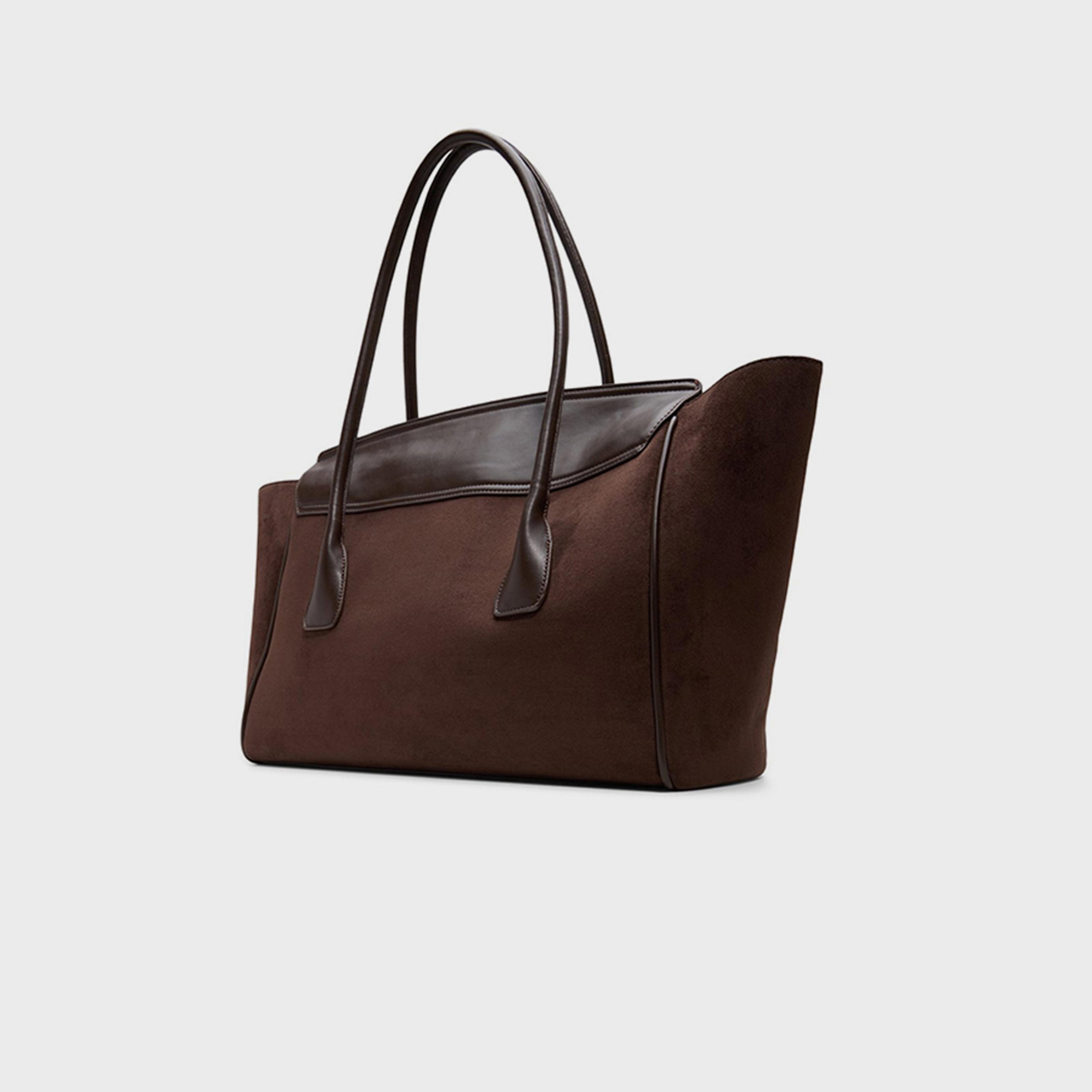 كول ات سبرينغ- شنطة كتف سادة غطاء قلاب مقبض مزدوج | 55 × 34 × 14 سم-women-bagsandwallets-handbags-image-2