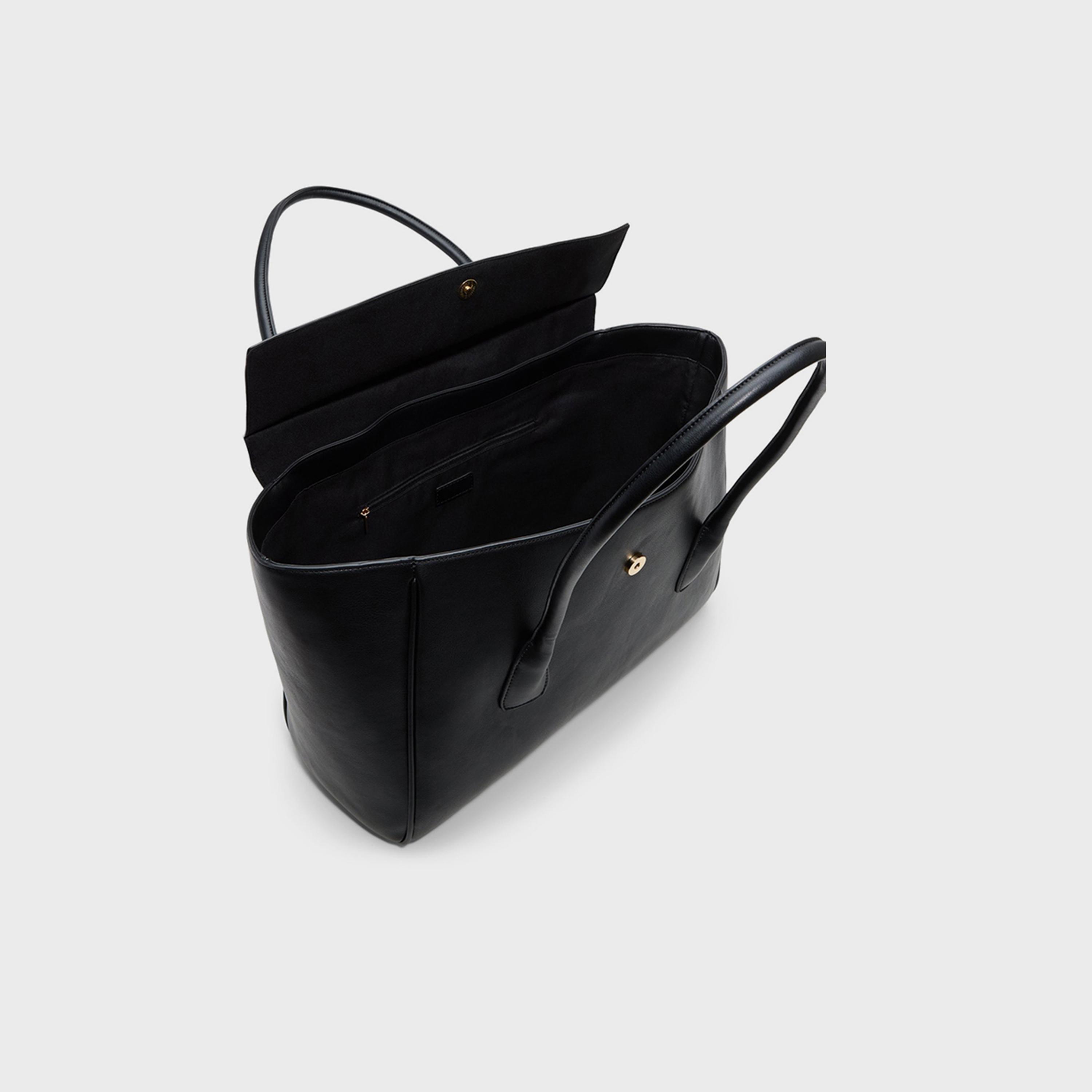 كول ات سبرينغ- شنطة كتف سادة غطاء قلاب مقبض مزدوج | 55 × 34 × 14 سم-women-bagsandwallets-handbags-image-6