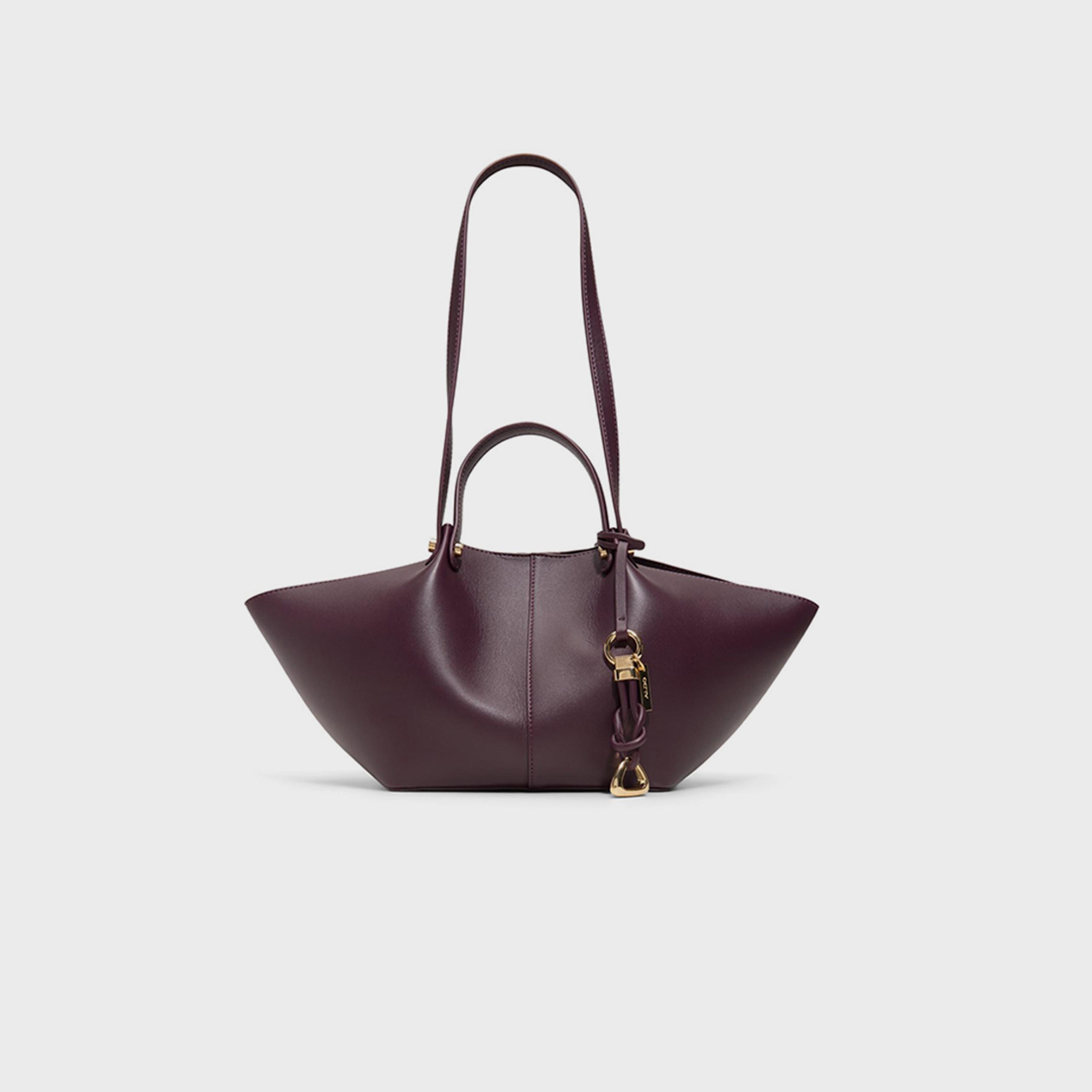 Aldo Meava Double Handle Shoulder Bag with Magnetic Closure | 41 x 25 x 15 cm-women-bagsandwallets-handbags-image-1