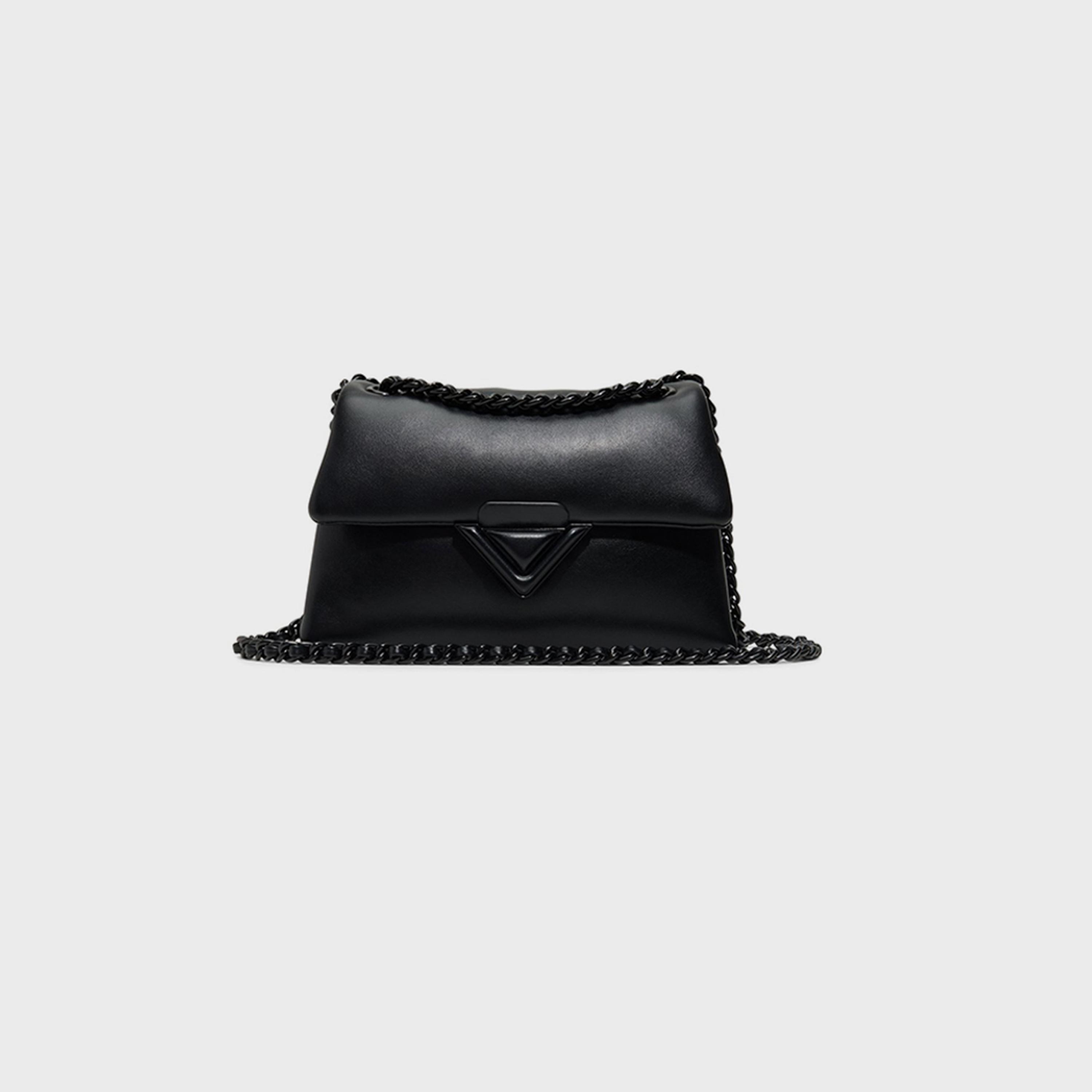 ألدو- شنطة كروس منقوشة غطاء قلاب وحزام سلسلة | 23 × 17 × 10 سم-women-bagsandwallets-handbags-image-1
