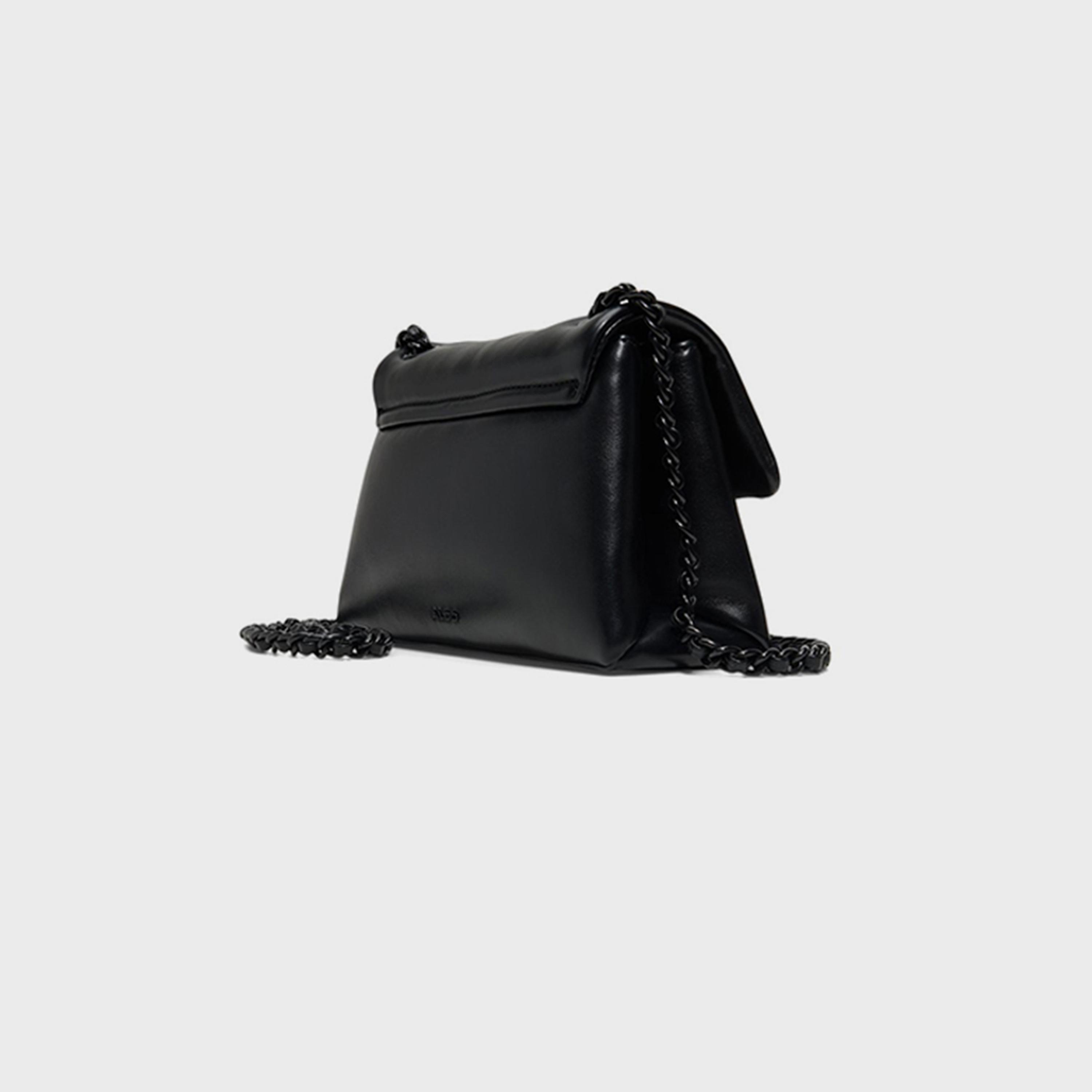 ألدو- شنطة كروس منقوشة غطاء قلاب وحزام سلسلة | 23 × 17 × 10 سم-women-bagsandwallets-handbags-image-2