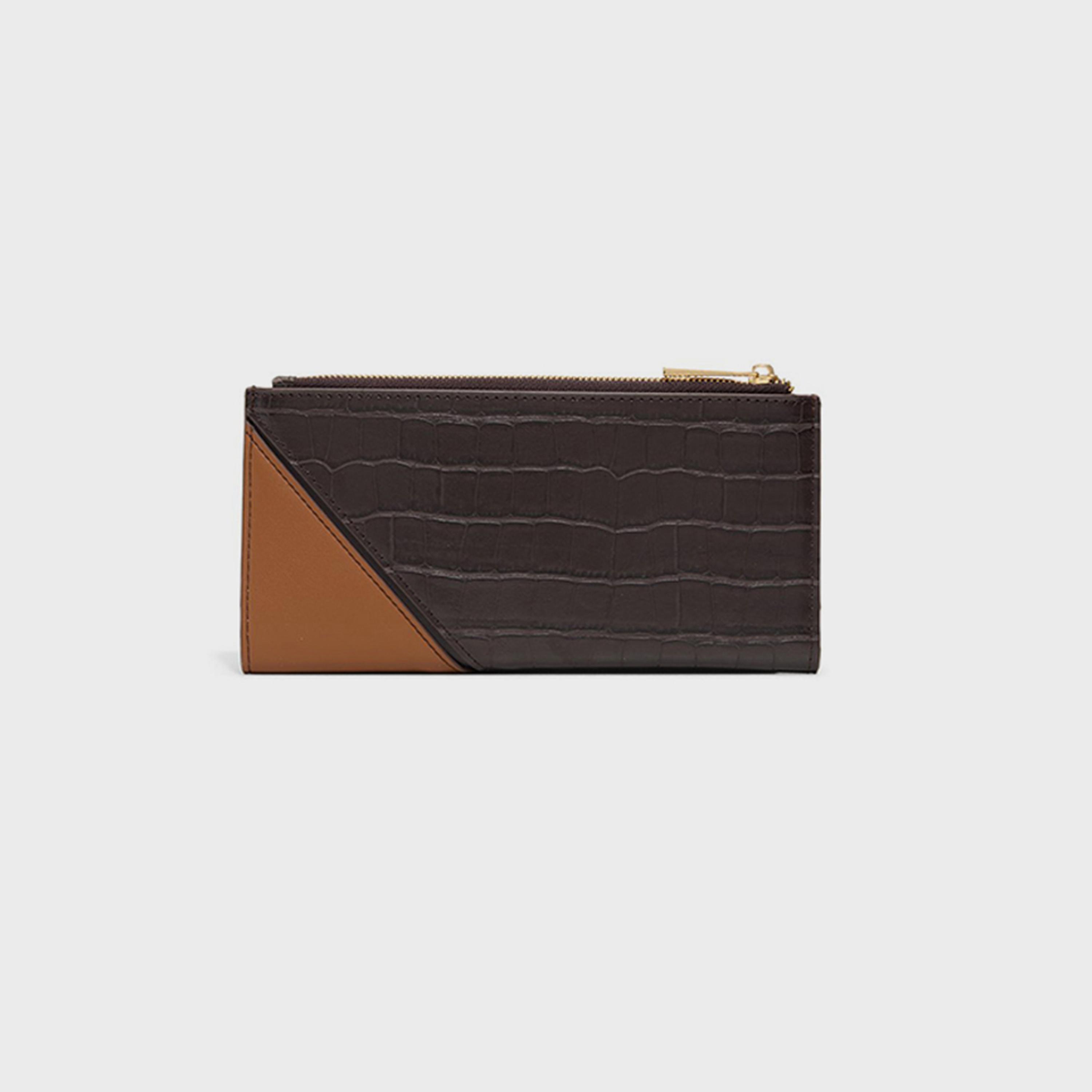 ألدو- محفظة لون متباين إغلاق بالطي | 21 × 11 × 2 سم-women-bagsandwallets-wallets-image-2