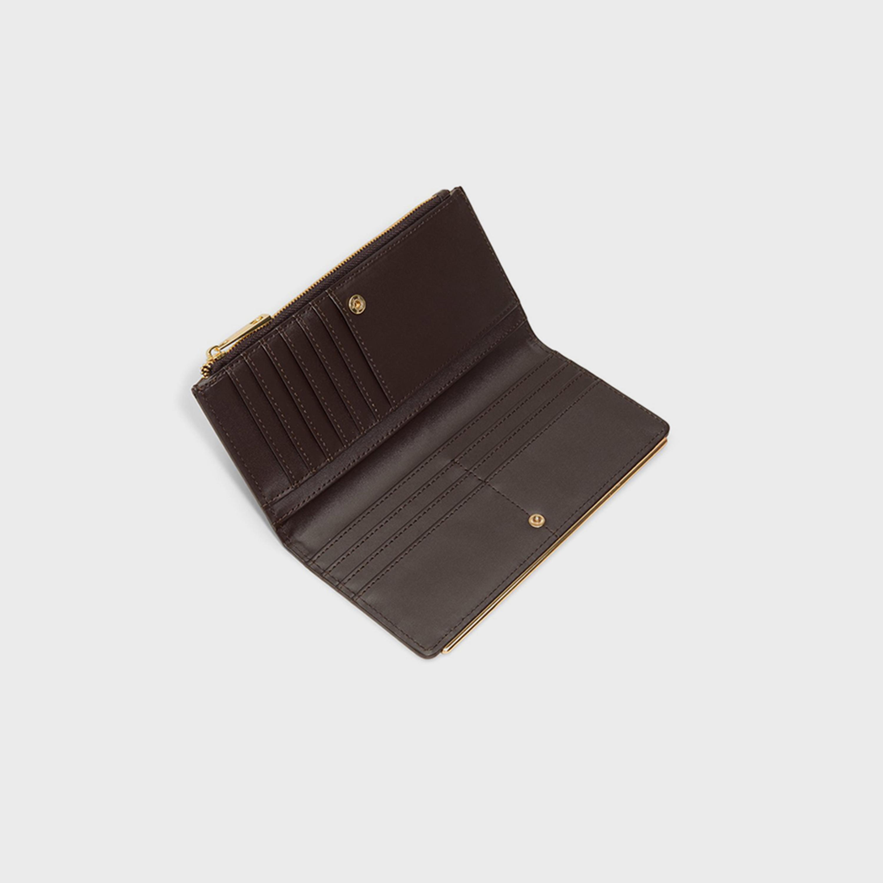 ألدو- محفظة لون متباين إغلاق بالطي | 21 × 11 × 2 سم-women-bagsandwallets-wallets-image-3