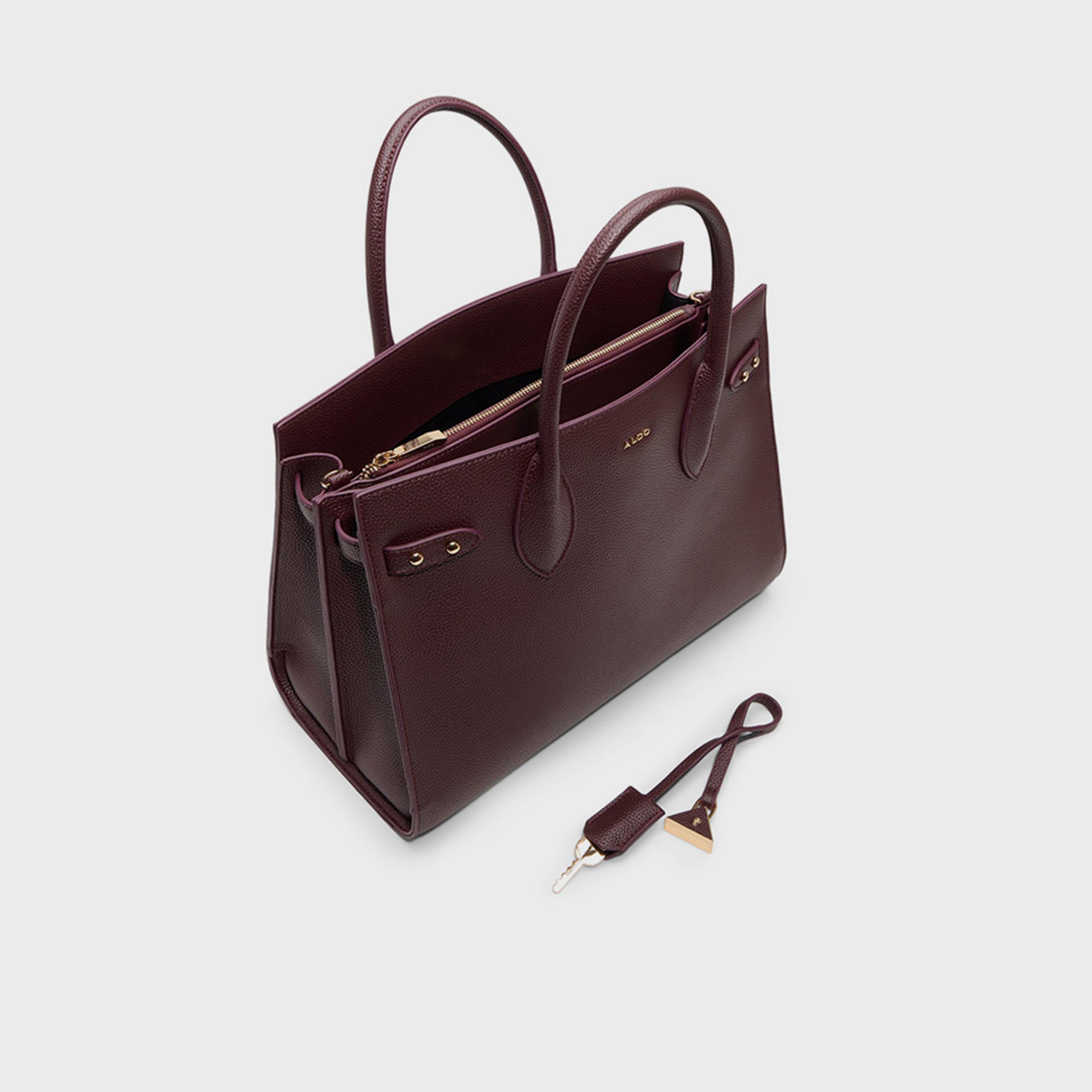 ألدو- شنطة توت منقوشة إغلاق بسحاب مقبض مزدوج | 39 × 36 × 20 سم-women-bagsandwallets-handbags-image-6