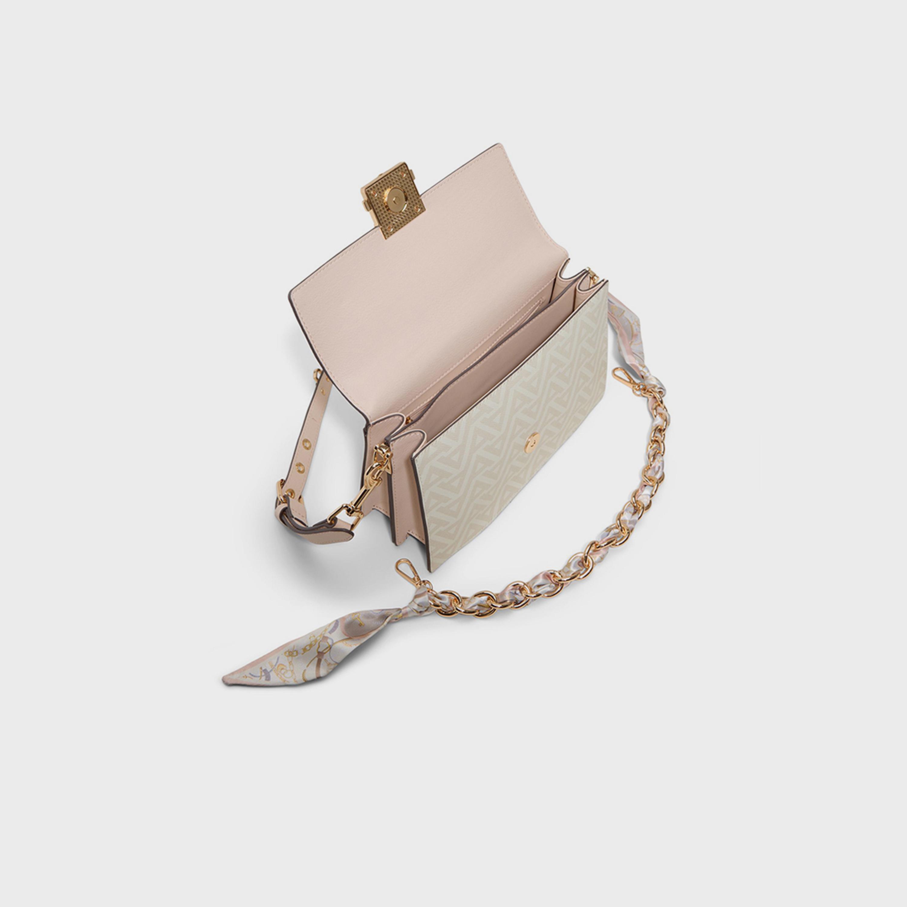 ألدو- شنطة كروس أحرف مونوغرام غطاء قلاب وحزام سلسلة | 26 × 16 × 10 سم-women-bagsandwallets-handbags-image-3