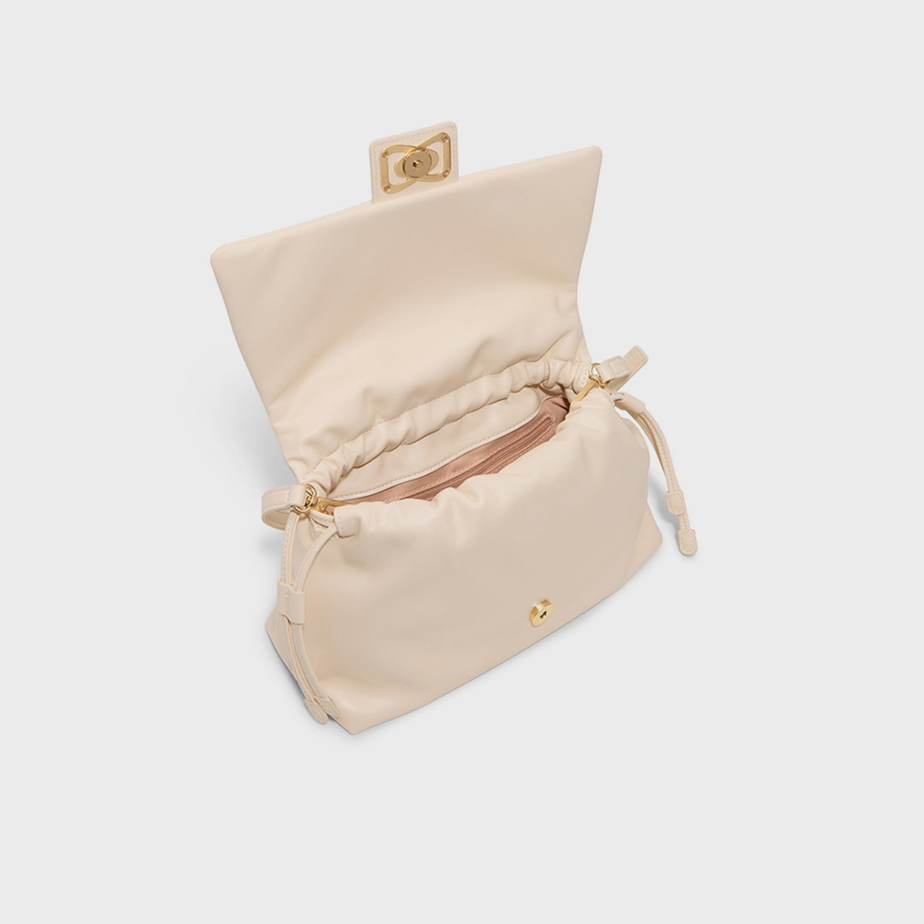 Aldo Eelinora Shoulder Bag with Flap Closure and Adjustable Strap | 30 x 20 x 14 cm-women-bagsandwallets-handbags-image-3