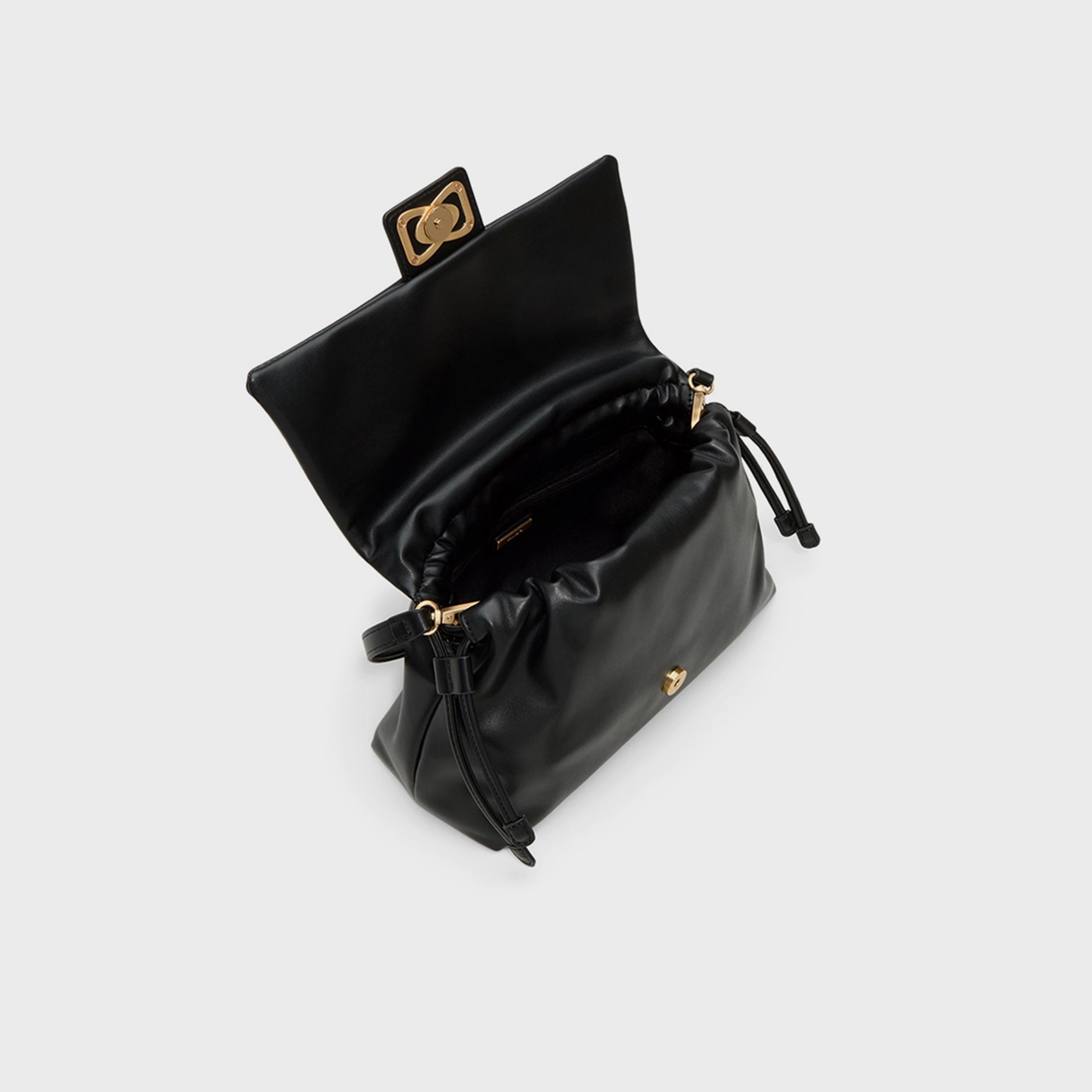 ألدو- شنطة كتف سادة غطاء قلاب وحزام قابل للتعديل | 30 × 20 × 14 سم-women-bagsandwallets-handbags-image-6