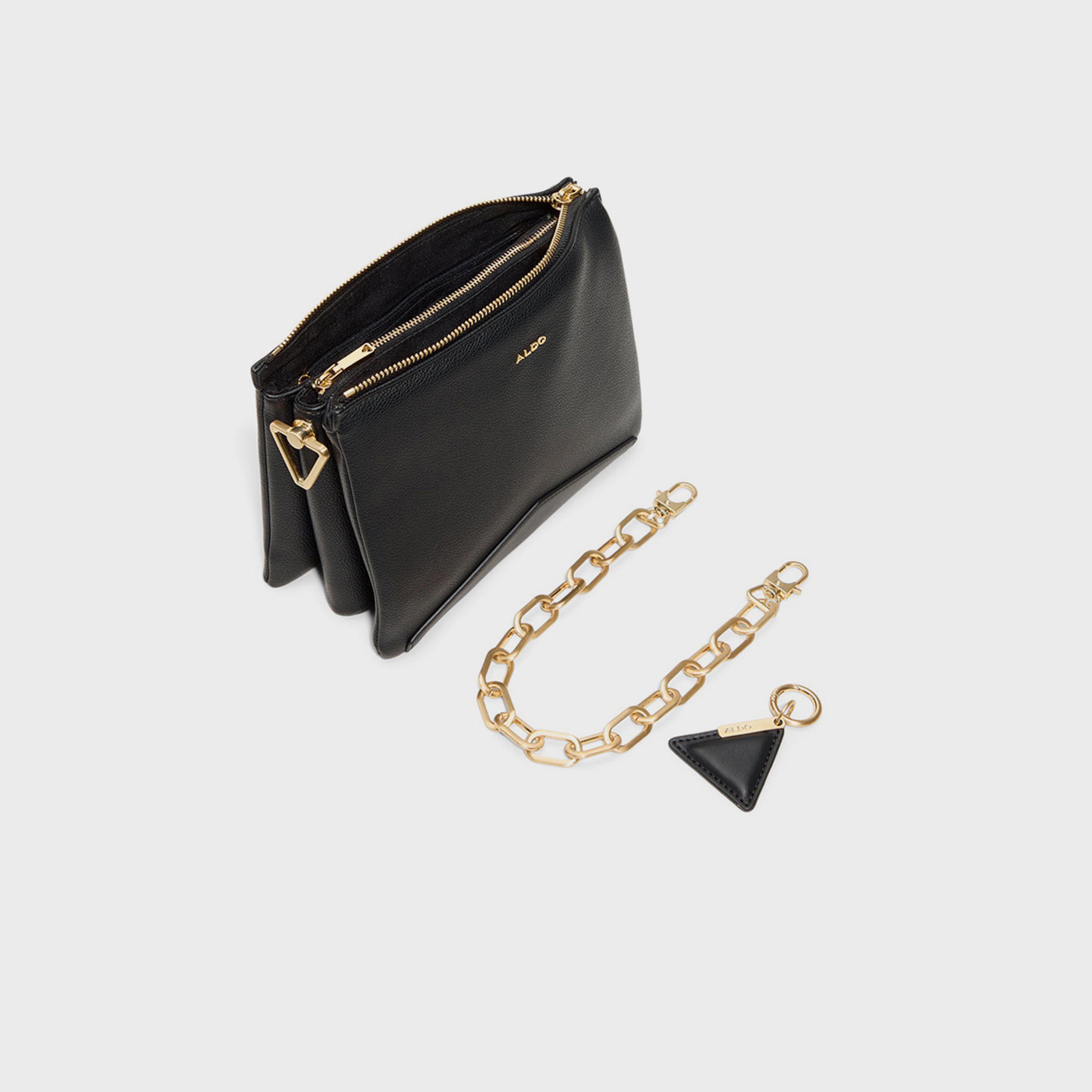 ألدو- شنطة كروس منقوشة إغلاق بسحاب وحزام قابل للتعديل | 26 × 20 × 5 سم-women-bagsandwallets-handbags-image-3