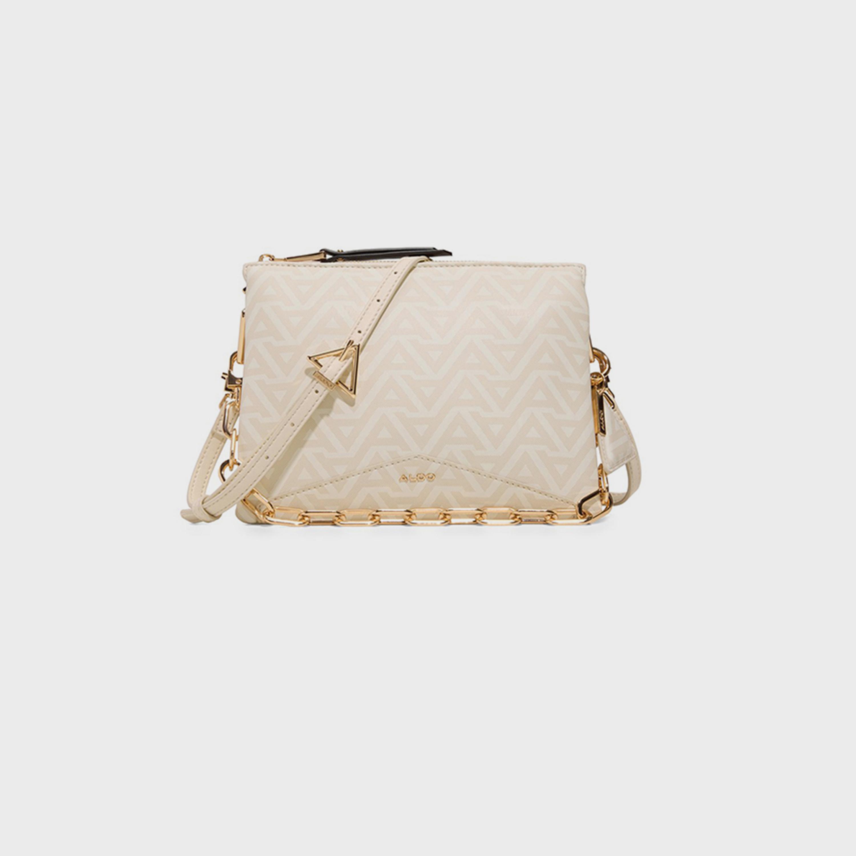 ألدو- شنطة كروس منقوشة إغلاق بسحاب وحزام قابل للتعديل | 26 × 20 × 5 سم-women-bagsandwallets-handbags-image-4