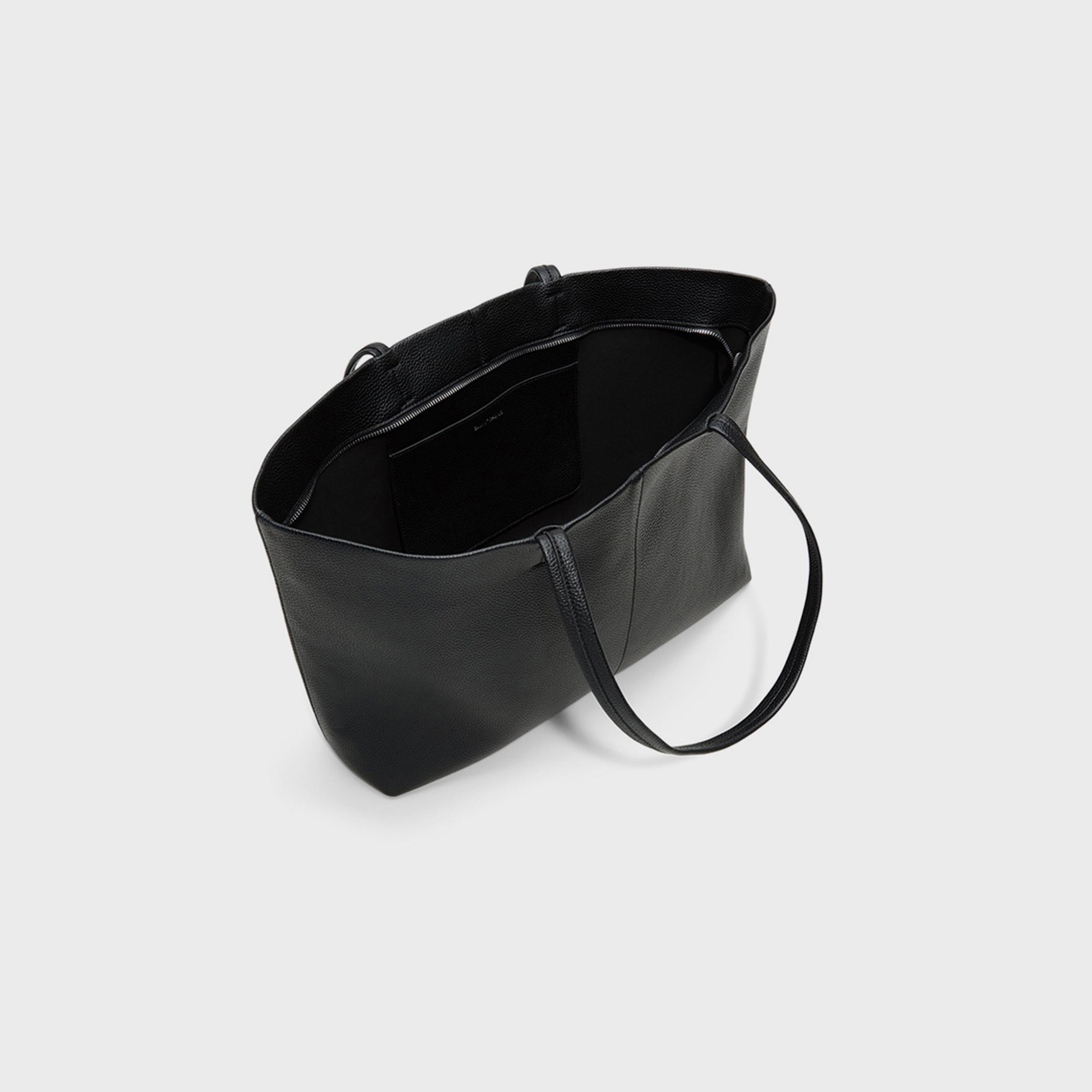 كول ات سبرينغ- شنطة توت سادة إغلاق بسحاب مقبض مزدوج | 55 × 30 × 13 سم-women-bagsandwallets-handbags-image-3
