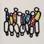 Colorful Interwoven Figures Wooden Wall Art - 79x63 cm-InfluencerCodes_Ramadan26_All_20012026-image-3