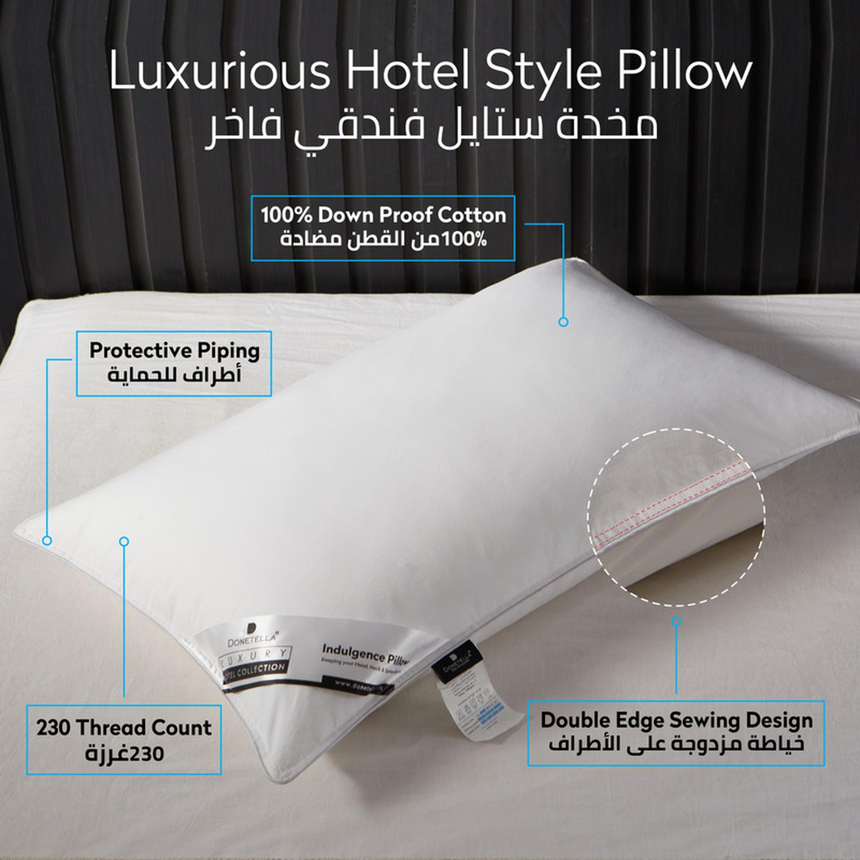 Cotton Top Hotel Pillow - 50x75 cms-household-bedding-pillows-image-2