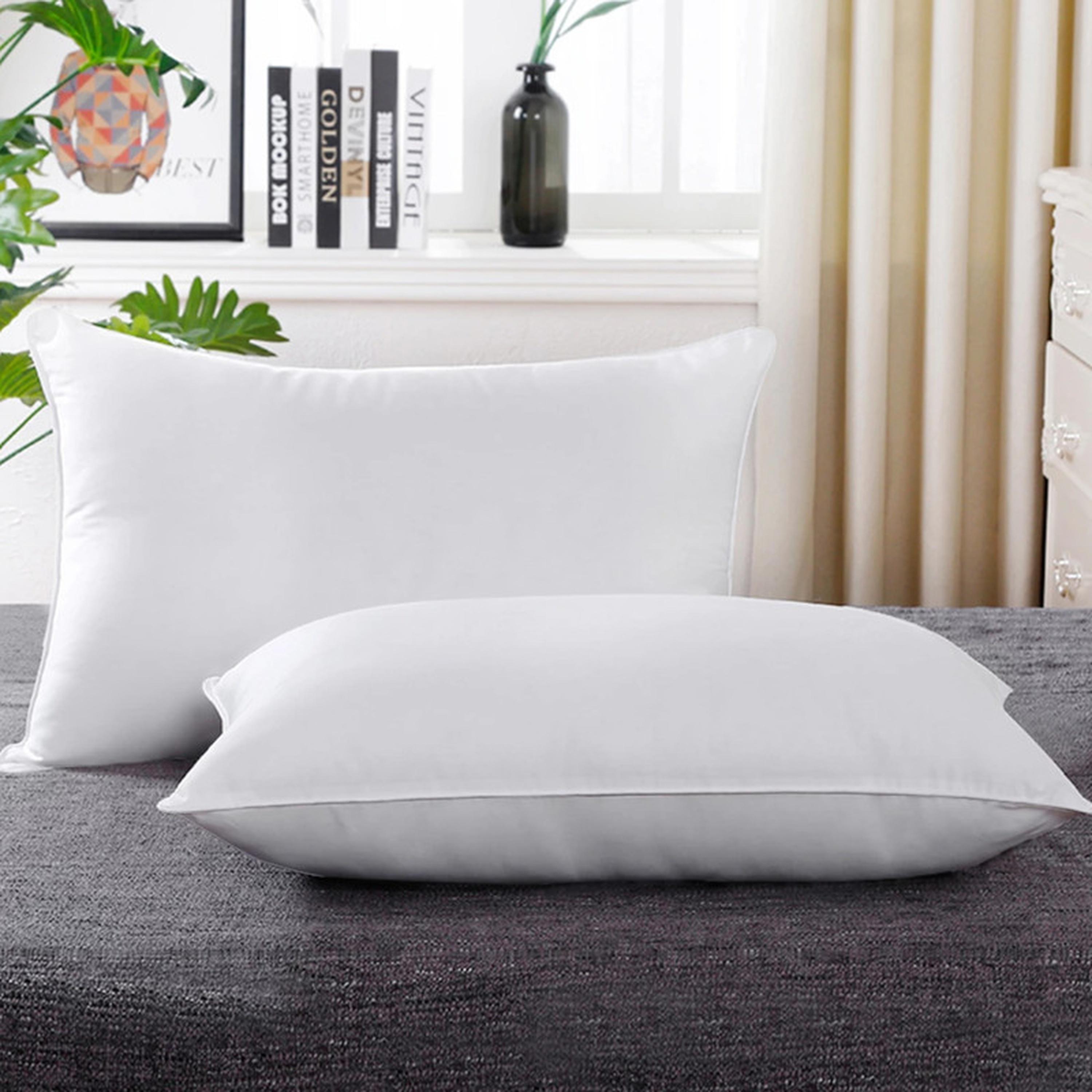 Hotel 2-Piece Down Alternative Cotton Top Pillow Set - 50x75 cms-household-bedding-pillows-image-1