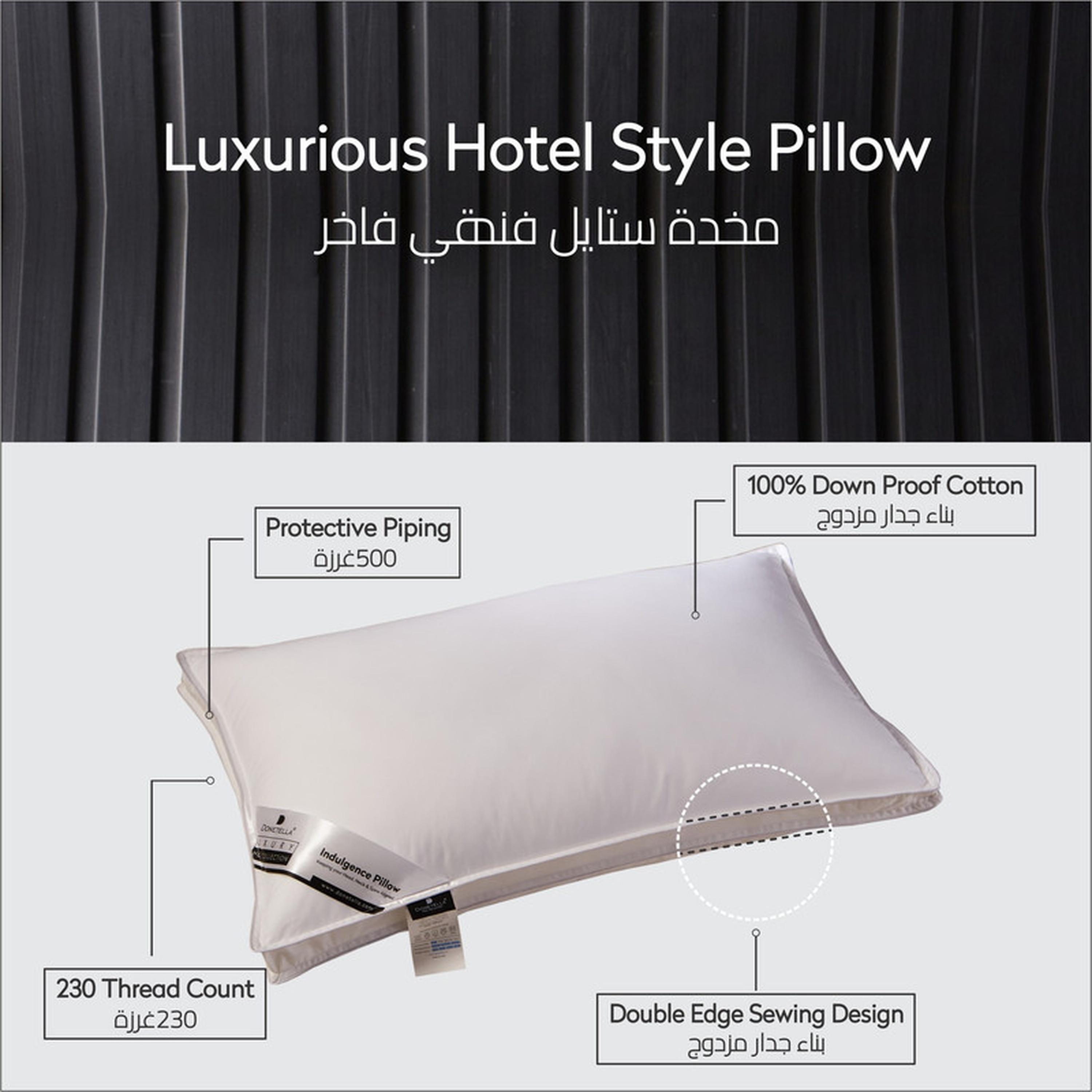 Cotton Top Hotel Pillow - 50x90 cms-household-bedding-pillows-image-3