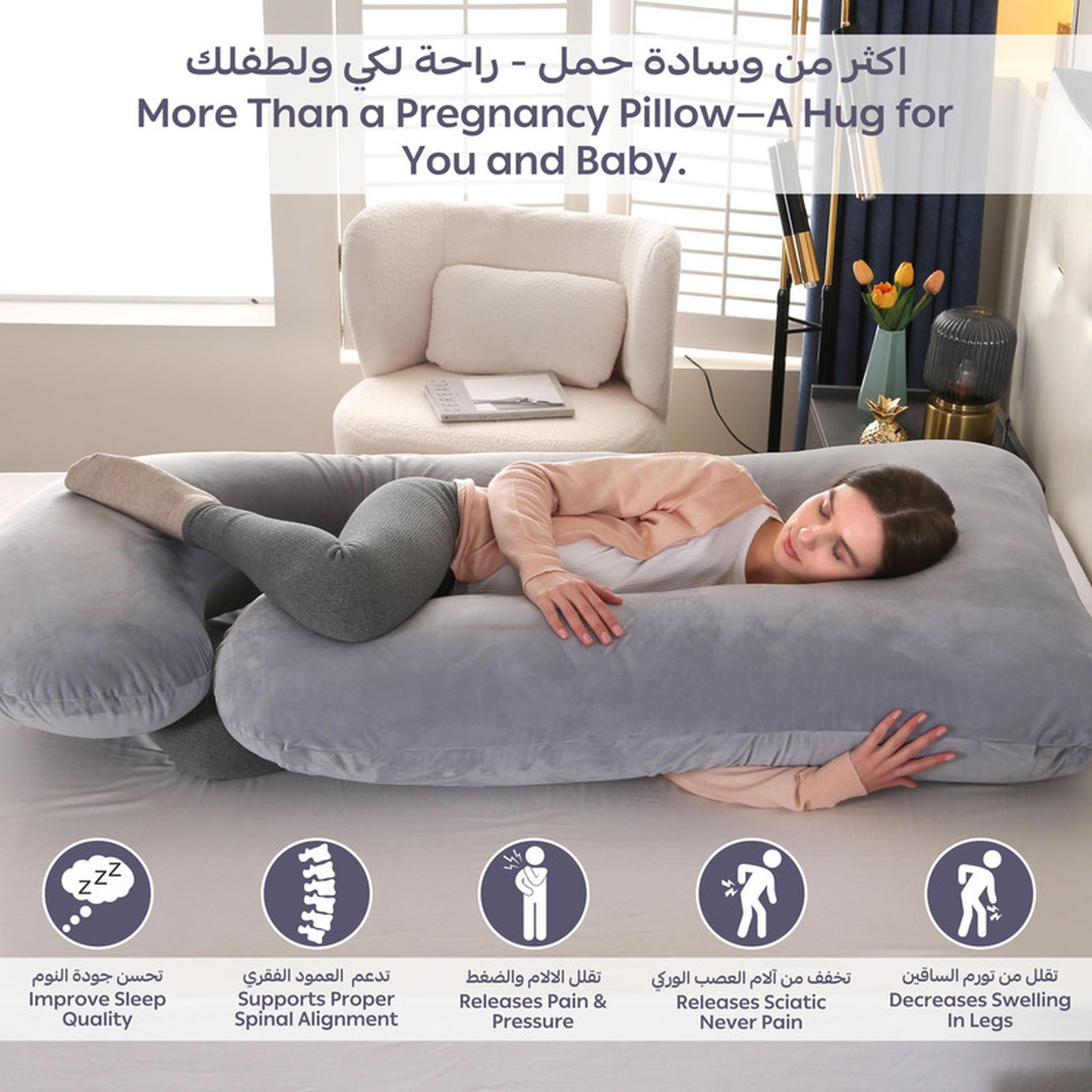 وسادة حمل داعمة للجسم كله 58 بوصة على شكل حرف G من دونتيلا-household-bedding-pillows-image-6