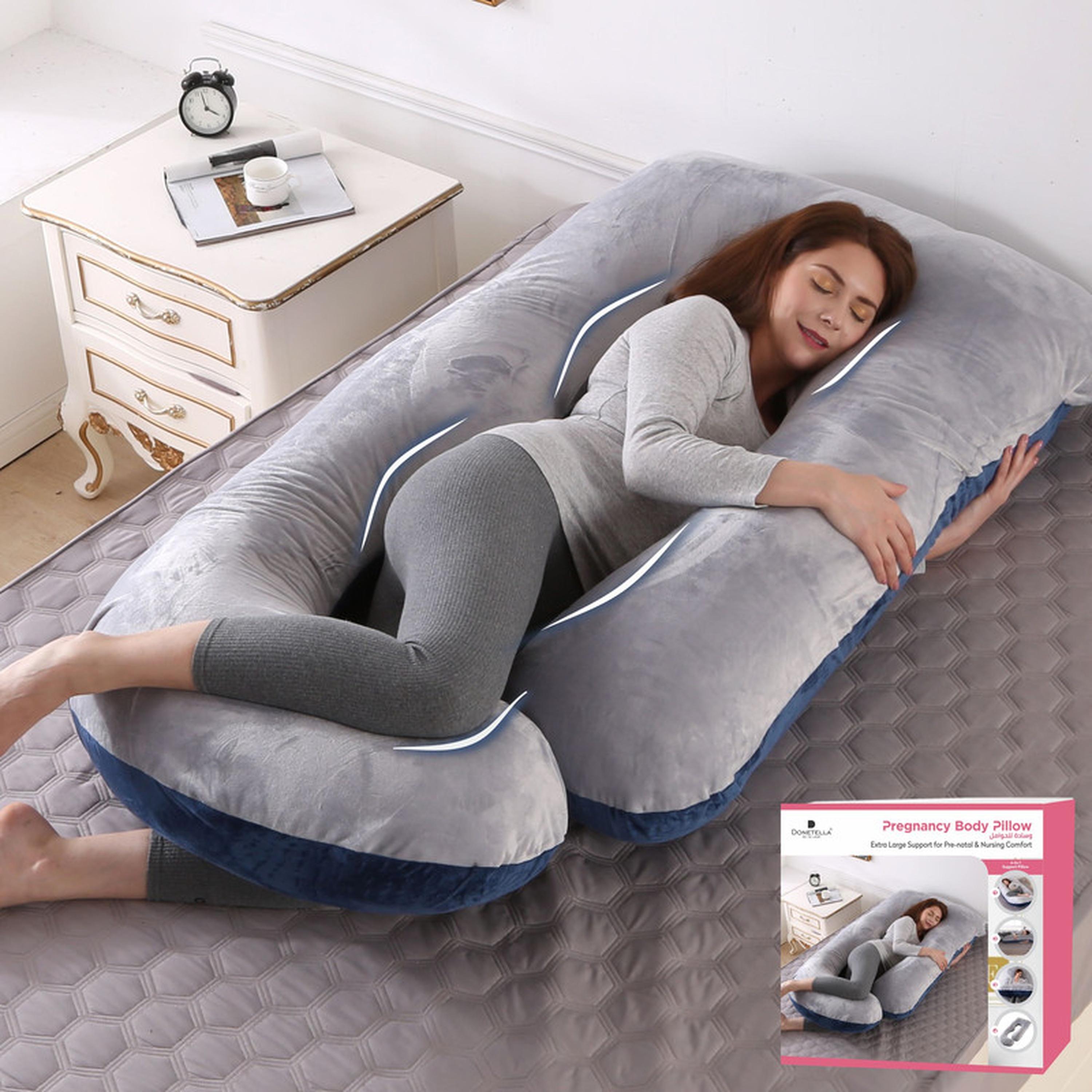 G-Shape 58-inch Full Body Support Pregnancy Pillow-household-bedding-pillows-image-1