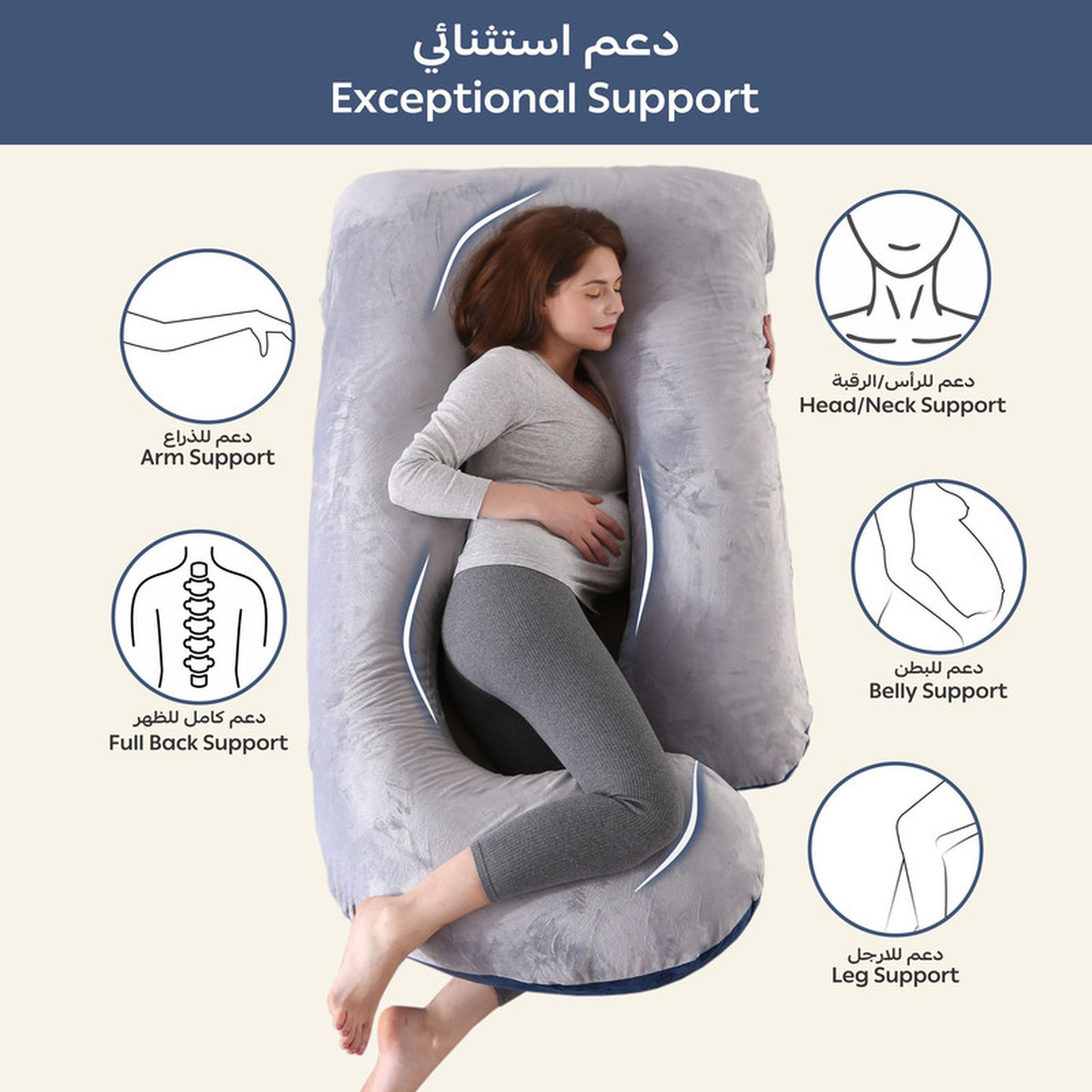 G-Shape 58-inch Full Body Support Pregnancy Pillow-household-bedding-pillows-image-3