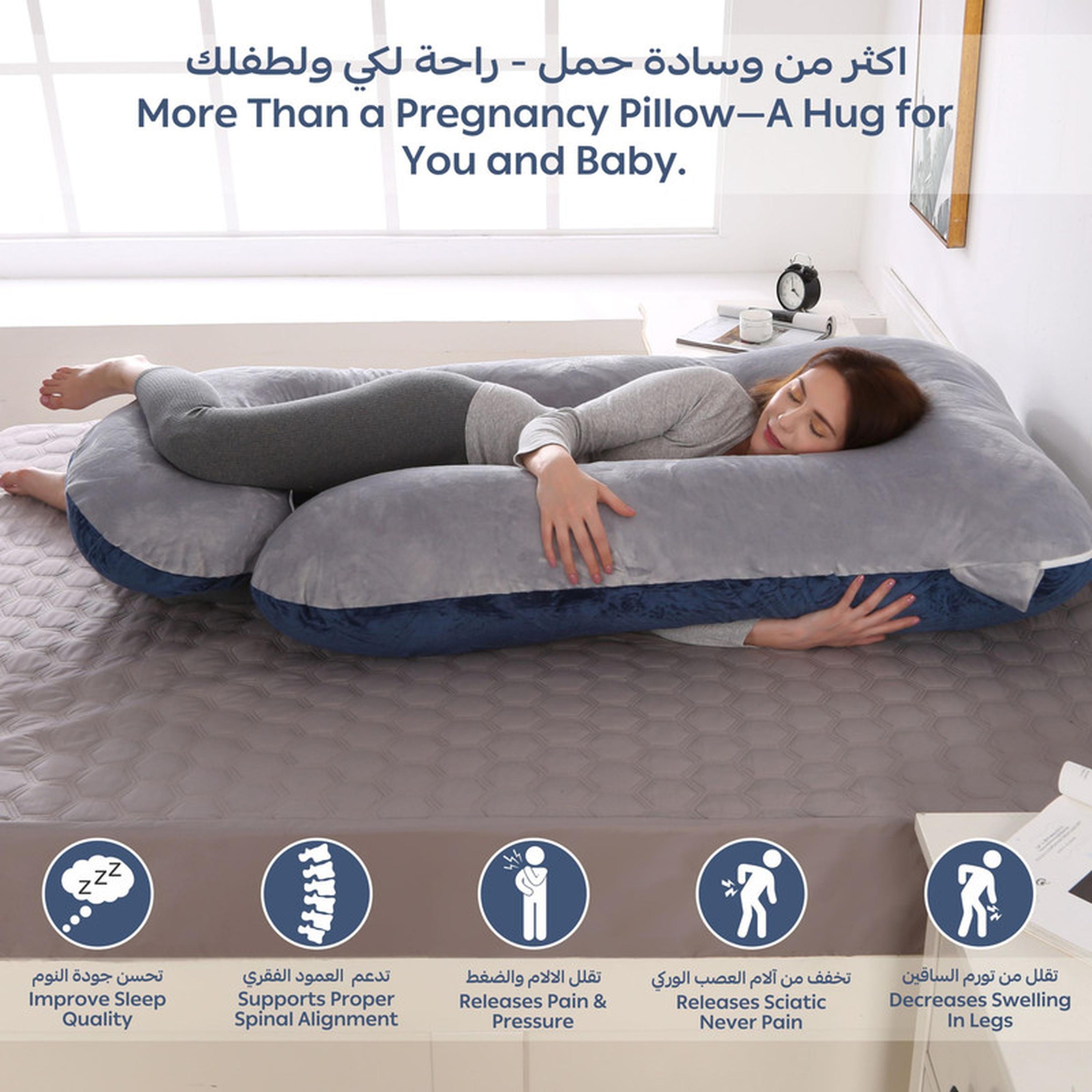 G-Shape 58-inch Full Body Support Pregnancy Pillow-household-bedding-pillows-image-6