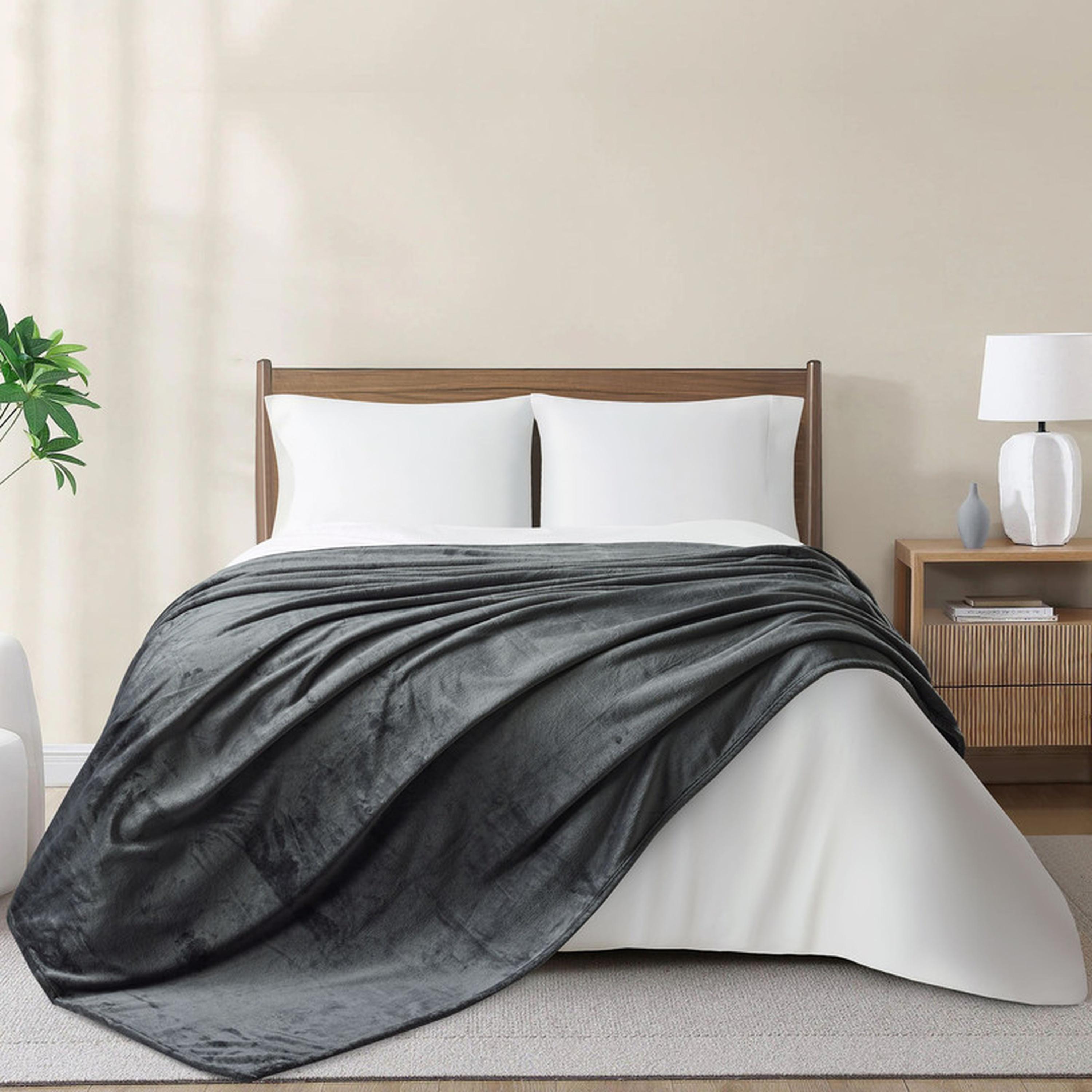 Textured Fleece Single Blanket - 170x210 cms-household-bedding-blankets-image-1