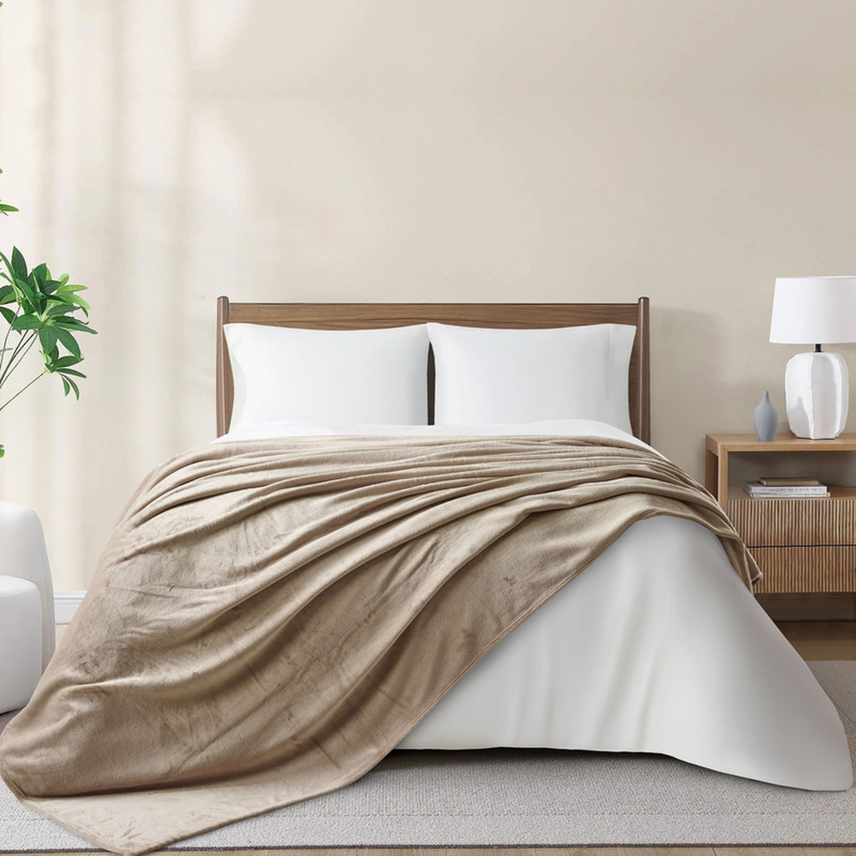 Textured Fleece Single Blanket - 170x210 cms-household-bedding-blankets-image-1