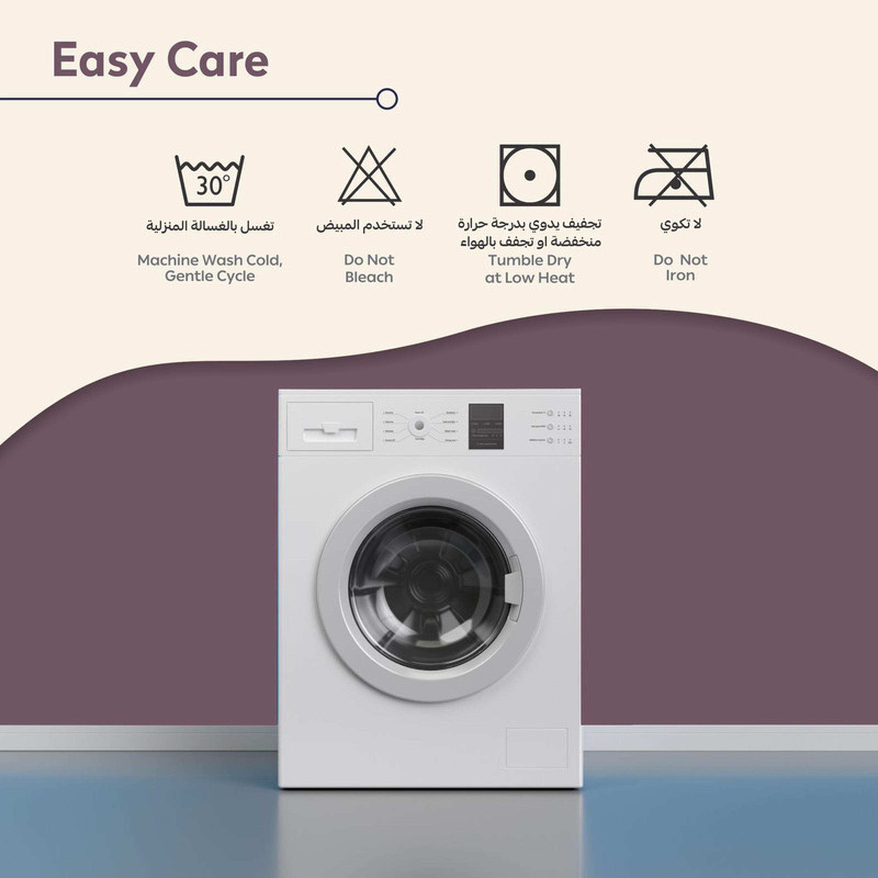 بطانية توين صوف وافل بارزة الملمس من دونتيلا - 170x210 سم-household-bedding-blankets-image-7