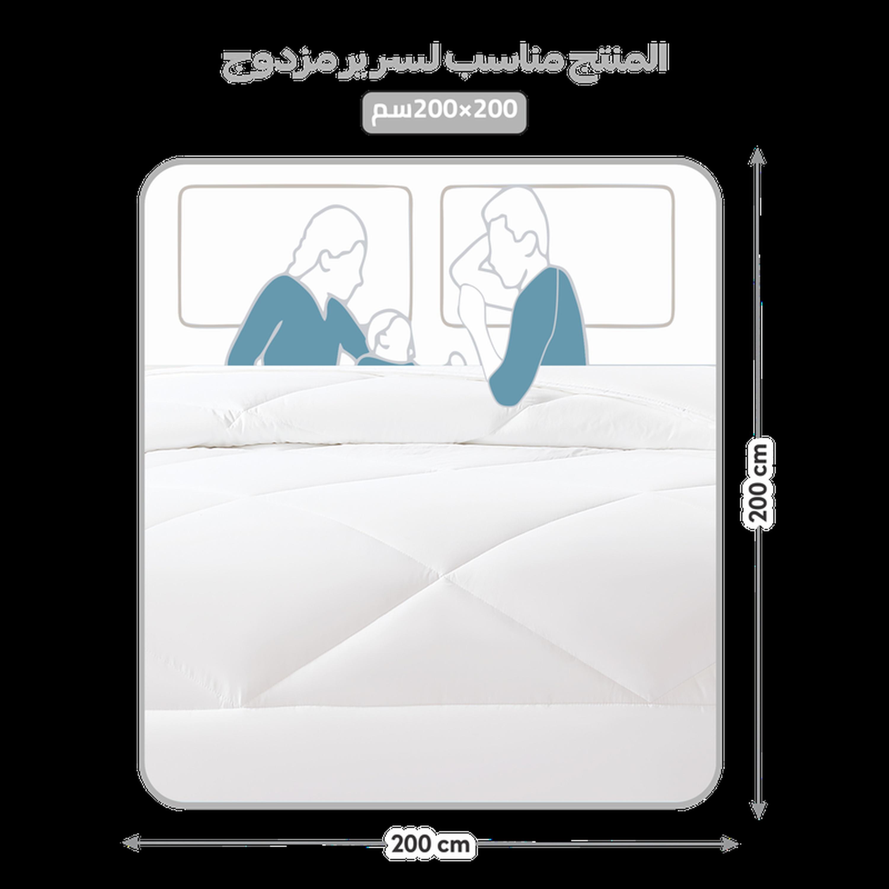 طقم لحاف كينج مبطن ماسي 6 قطع من دونتيلا - 240x260 سم-household-bedding-comfortersandbedspreads-comforters-image-3