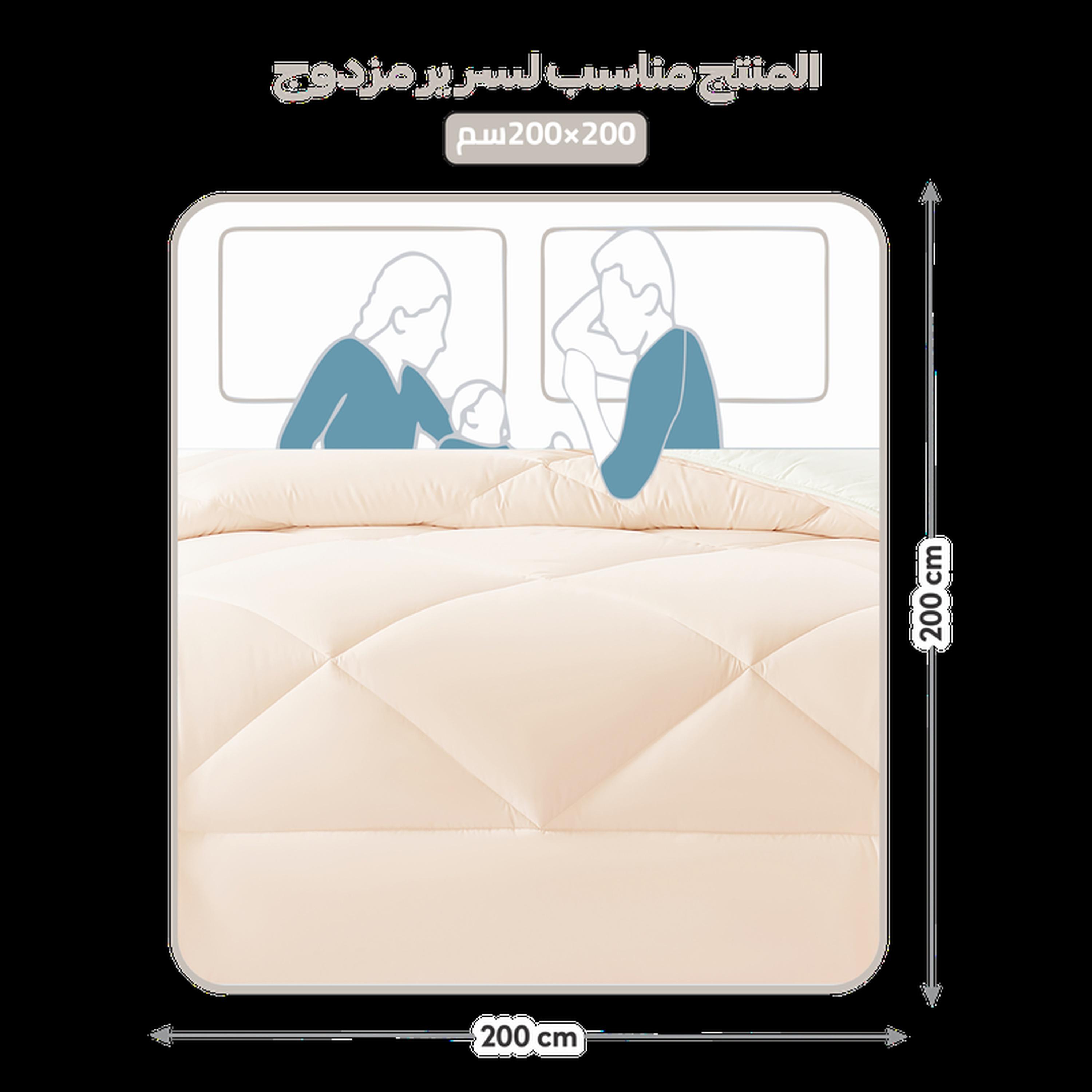 طقم لحاف كينج مبطن ماسي 6 قطع من دونتيلا - 240x260 سم-household-bedding-comfortersandbedspreads-comforters-image-2