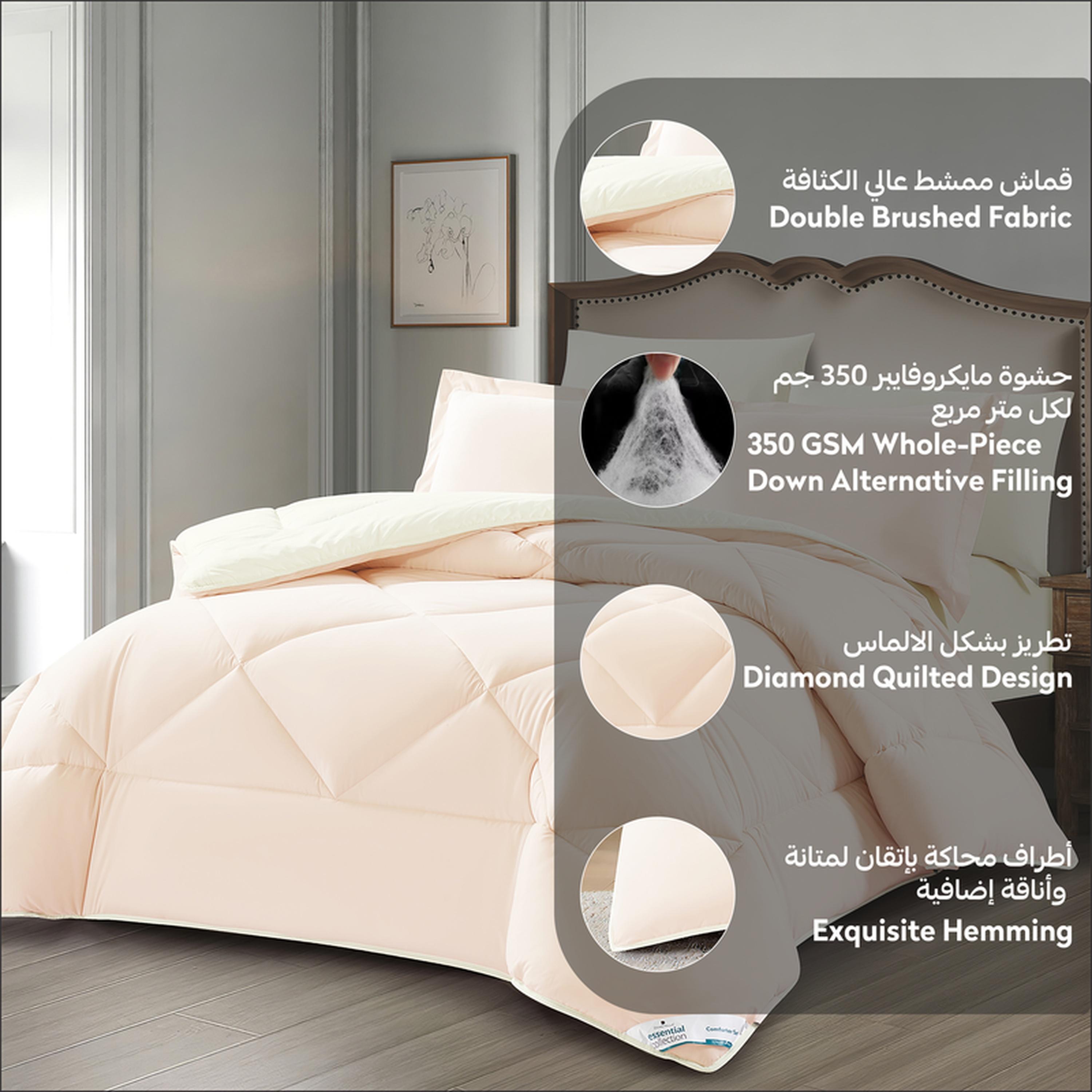 طقم لحاف كينج مبطن ماسي 6 قطع من دونتيلا - 240x260 سم-household-bedding-comfortersandbedspreads-comforters-image-4