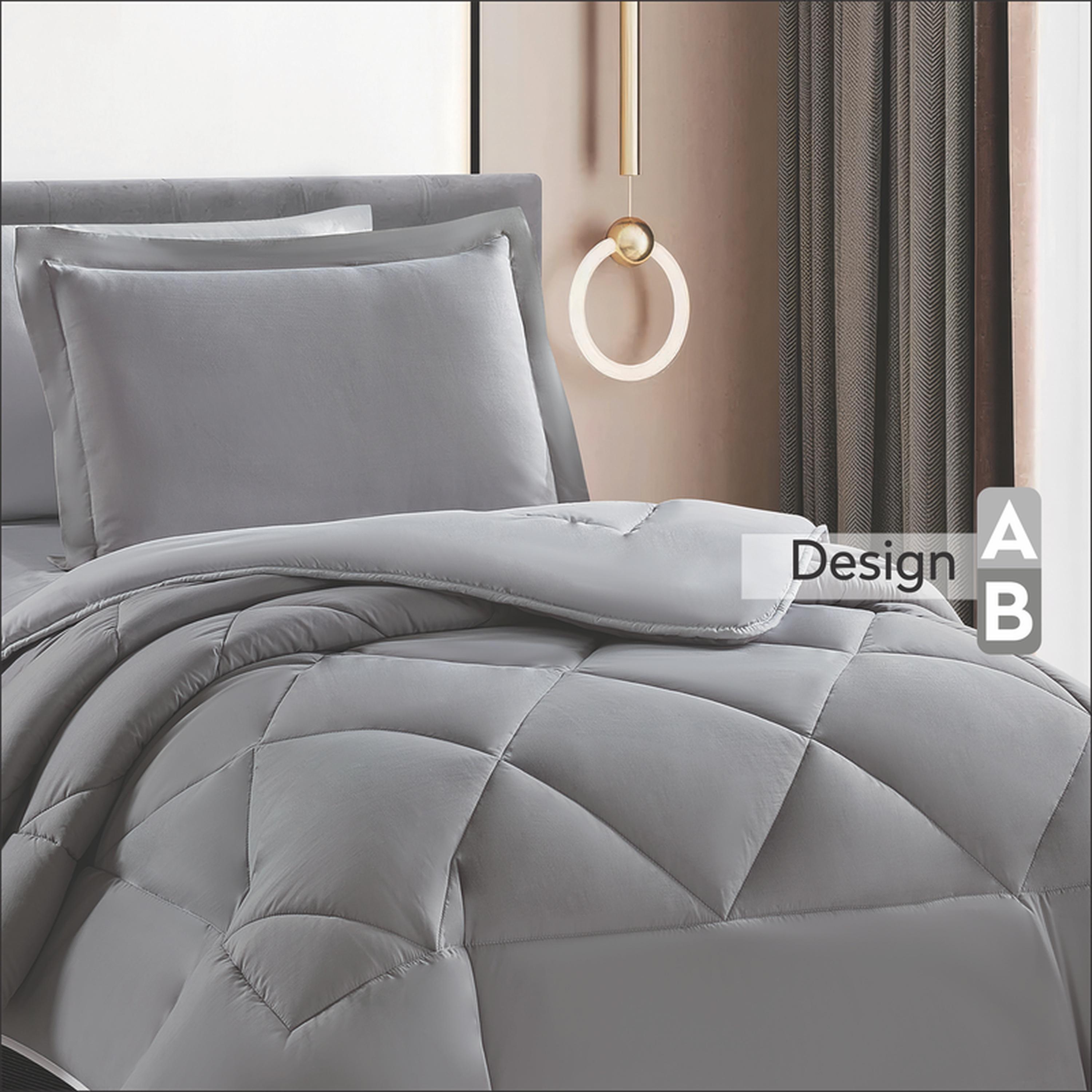 Quilted 4-Piece Twin Comforter Set - 170x230 cm-household-bedding-comfortersandbedspreads-comforters-image-5