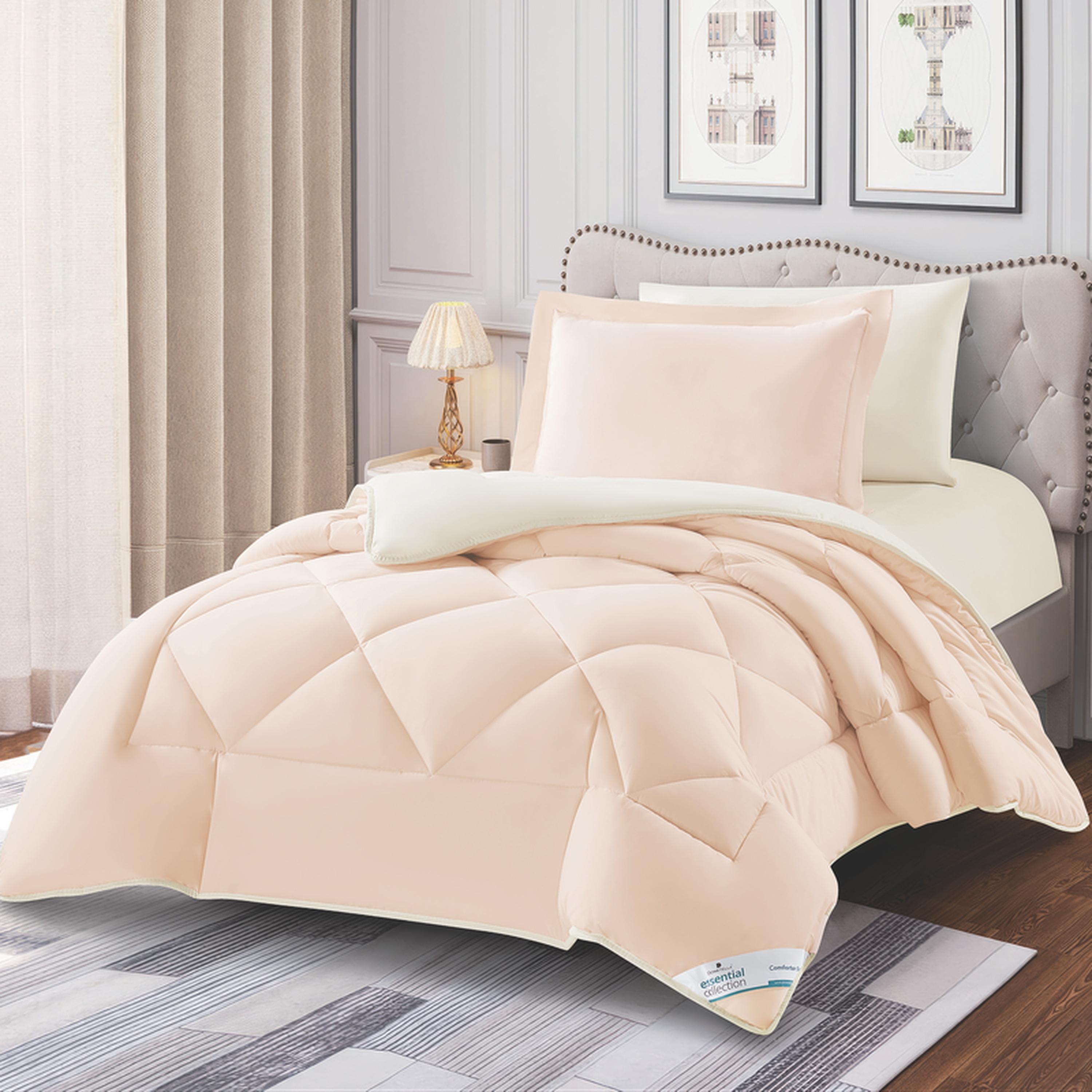 Quilted 4-Piece Twin Comforter Set - 170x230 cm-household-bedding-comfortersandbedspreads-comforters-image-1