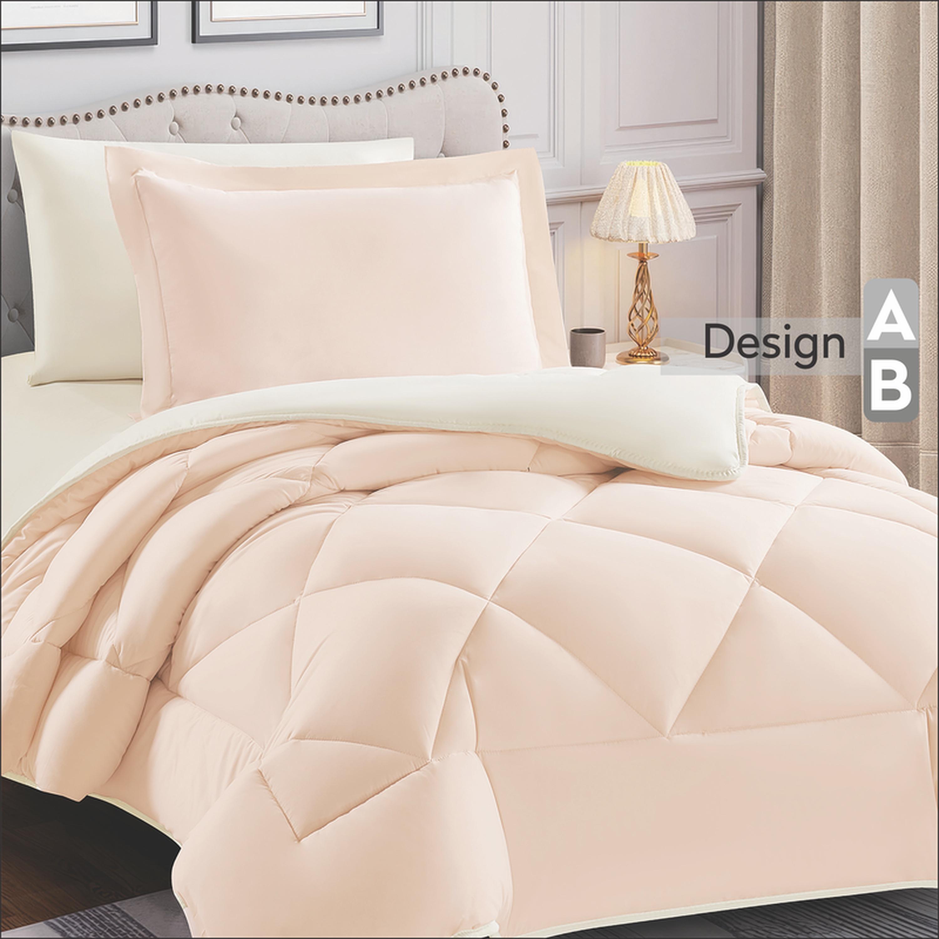 Quilted 4-Piece Twin Comforter Set - 170x230 cm-household-bedding-comfortersandbedspreads-comforters-image-5